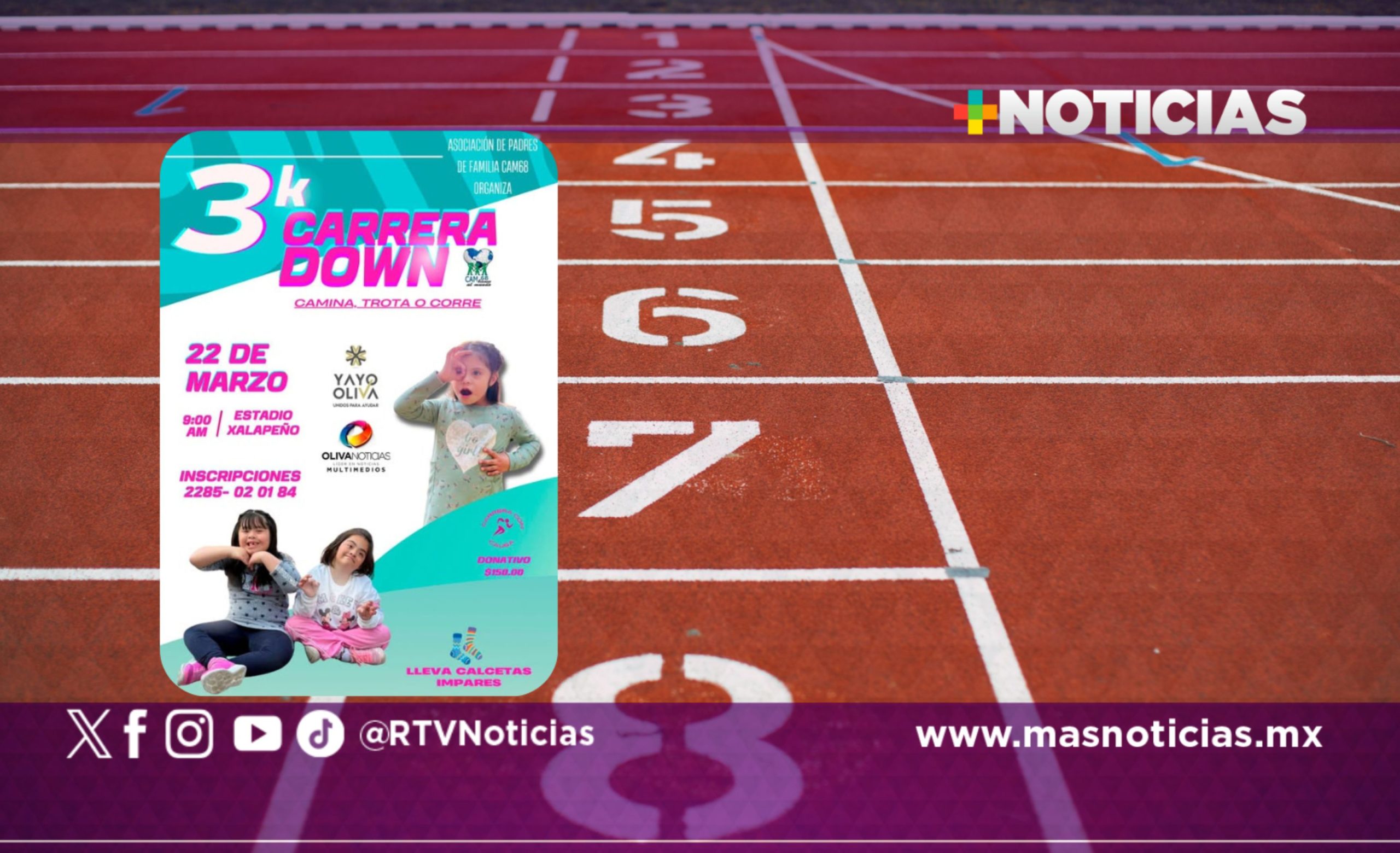 Realizarán carrera con causa en apoyo al CAM 68 en Xalapa