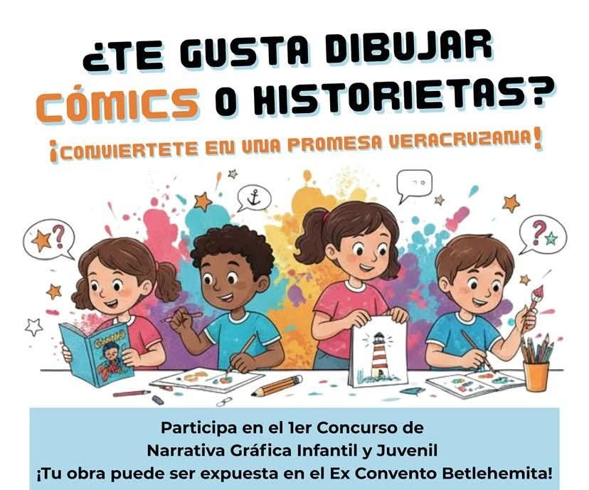 Invitan a Concurso de Narrativa Gráfica Infantil y Juvenil en Veracruz