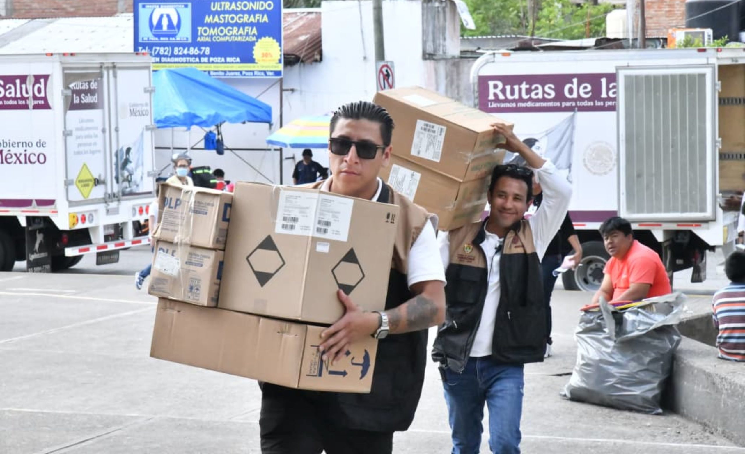 Camionetitas de la Salud abastecen medicamentos en el Totonacapan