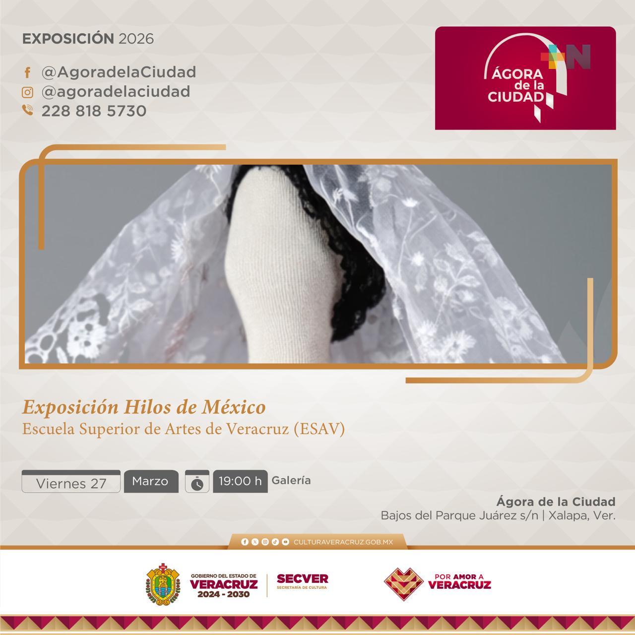 Exposición sobre indumentaria tradicional en el Ágora de la Ciudad