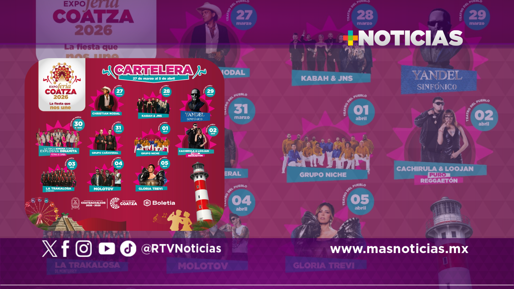 Expo Feria Coatza 2026, motor turístico del sur de Veracruz