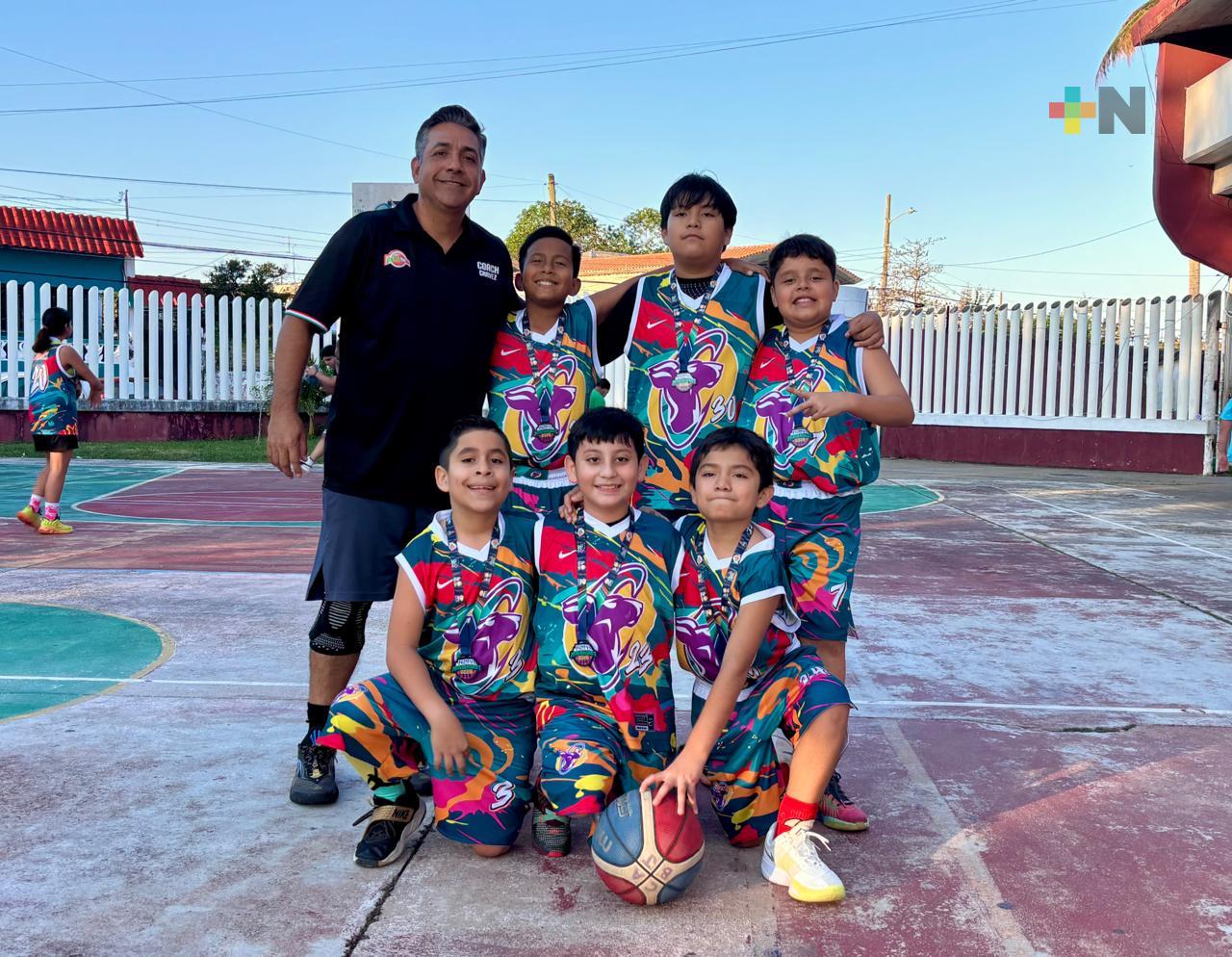 Club Canguros de Coatzacoalcos participó en Festival Minibasket, en Orizaba