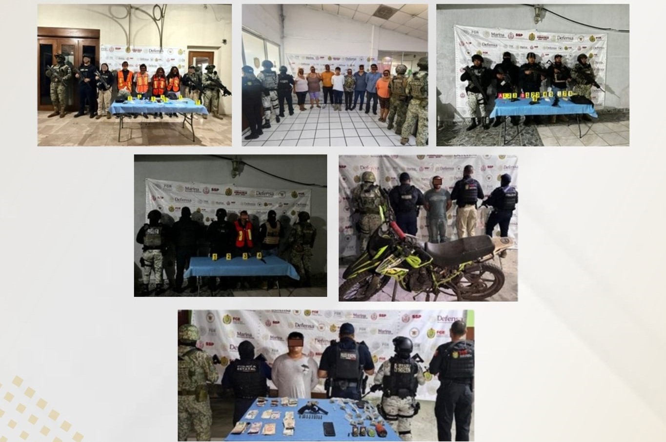 Fiscalía de Veracruz detiene a 45 personas en 28 municipios