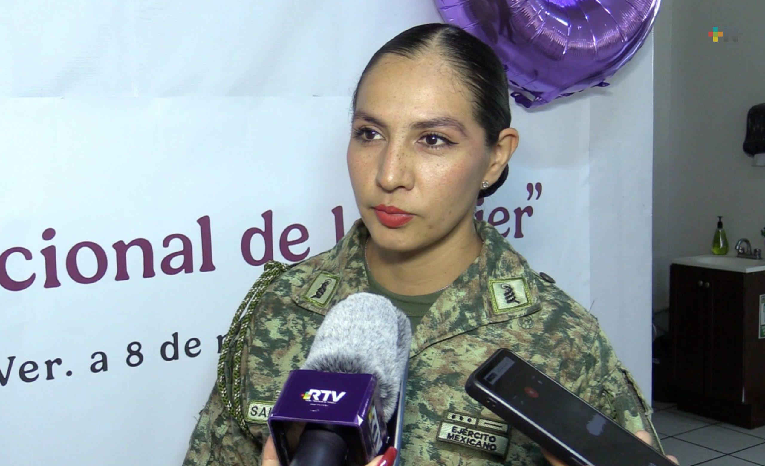 Gabriela Saldaña: compromiso y orgullo de servir desde las Fuerzas Armadas