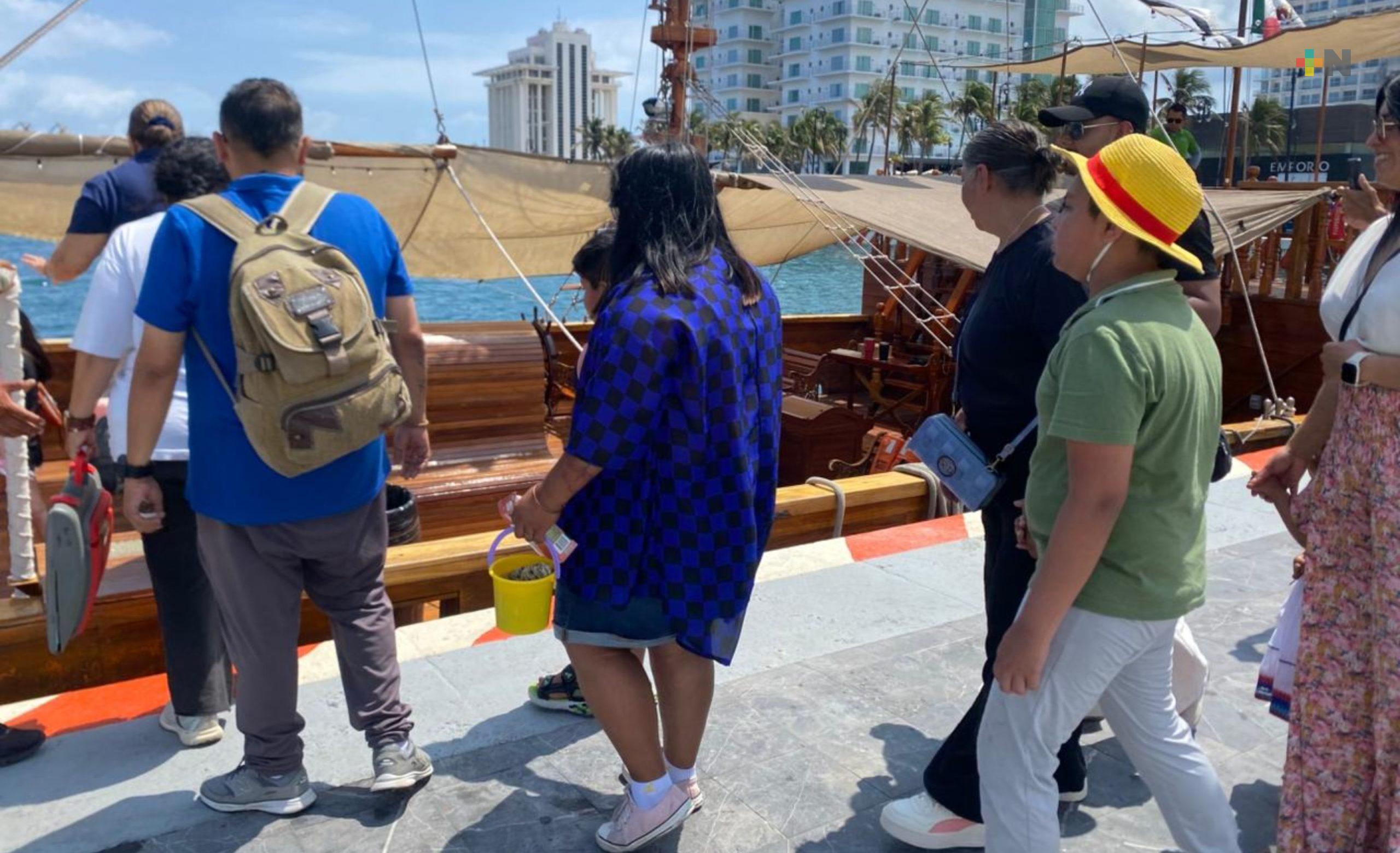 Inicia llegada de turistas a Veracruz previo a Semana Santa