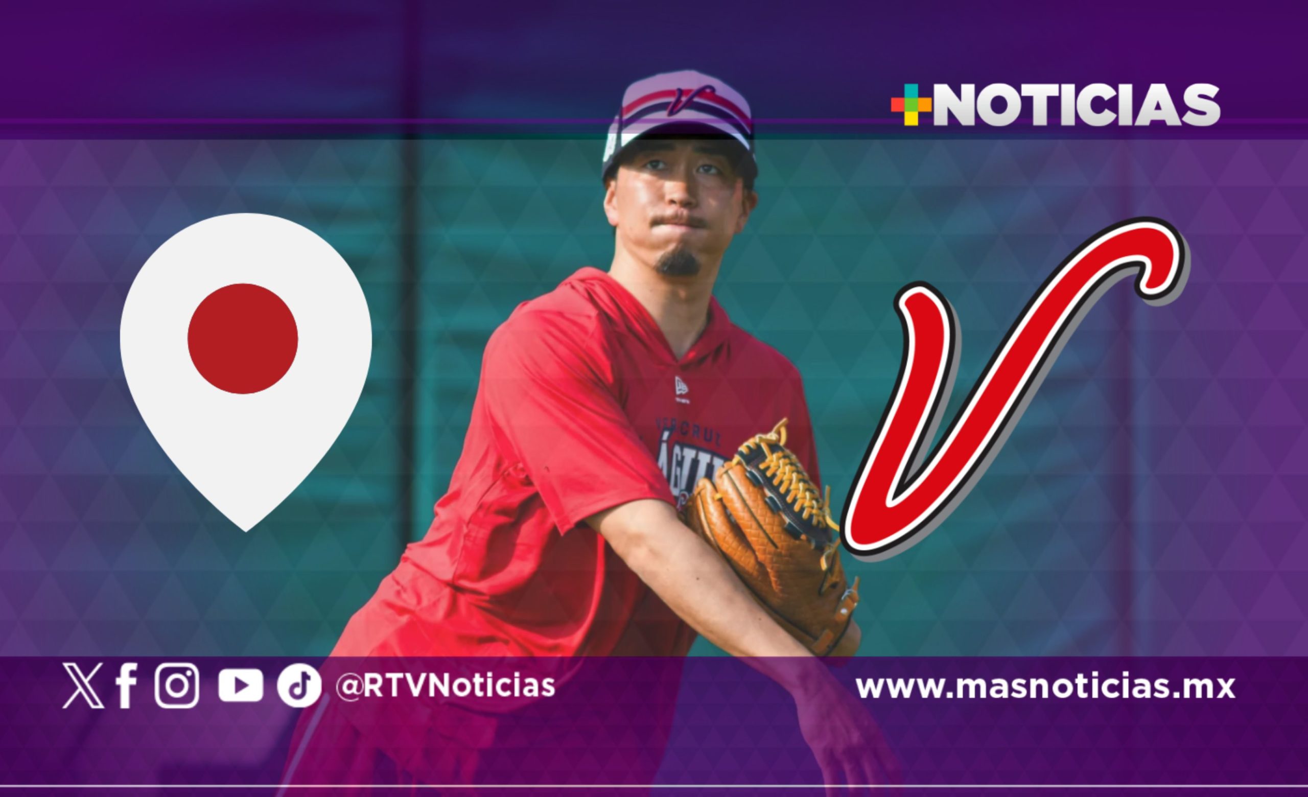 Pelotero japonés reporta a pretemporada con El Águila