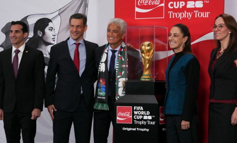 Mundial 2026: llega la Copa a Palacio Nacional