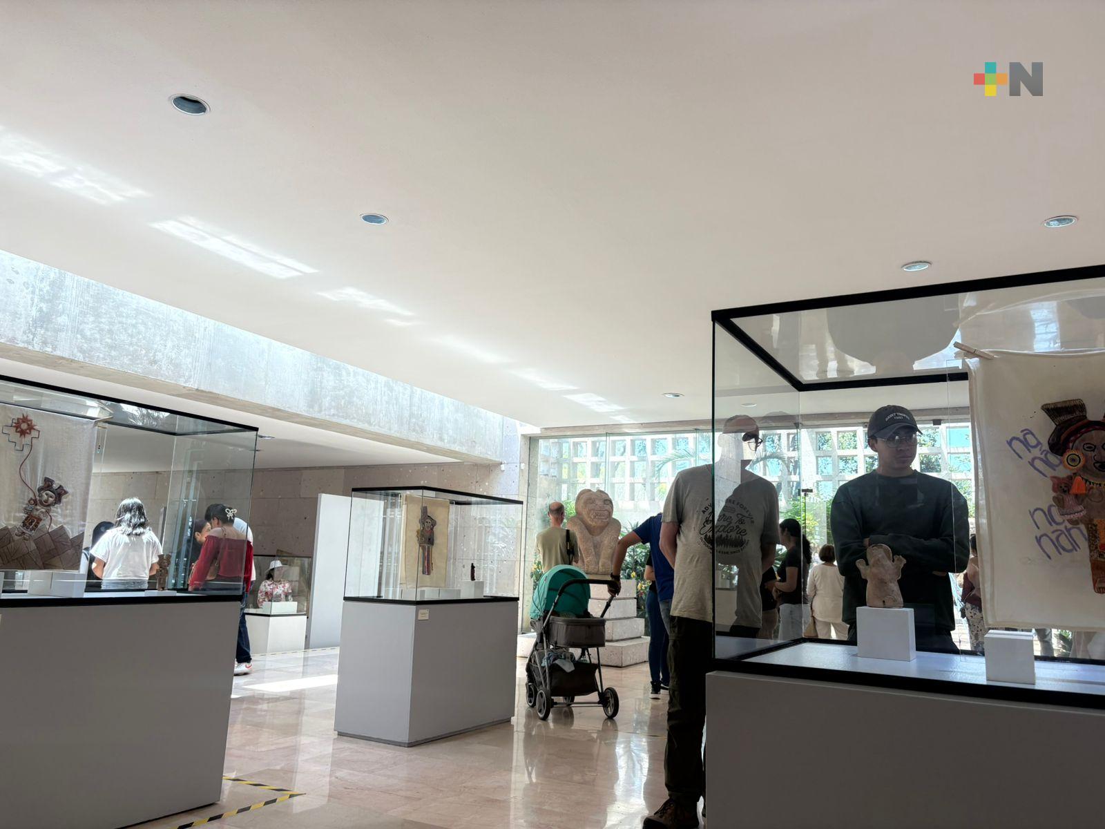 Muy concurrido el Museo de Antropología de Xalapa este fin de semana