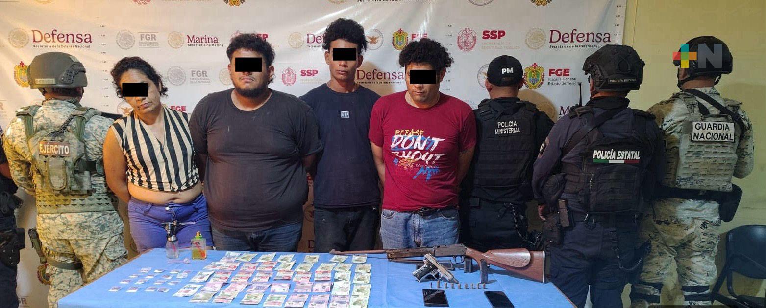 Asegura SSP 315 dosis y 14 kilos de estupefacientes en 36 municipios