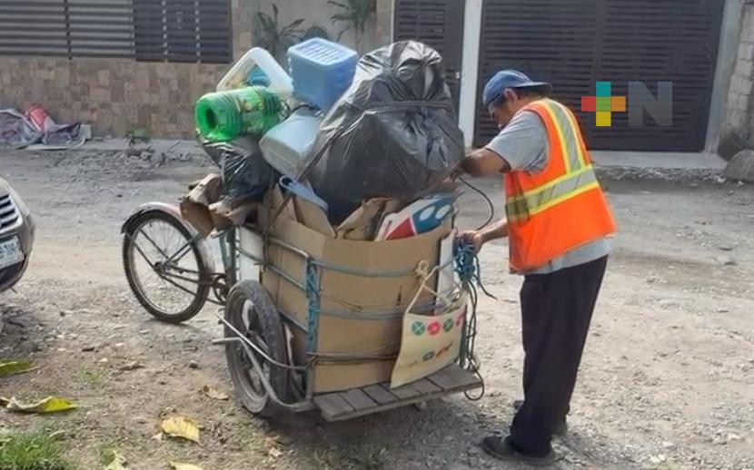 En Martínez de la Torre, pepenadores ayudan al medio ambiente