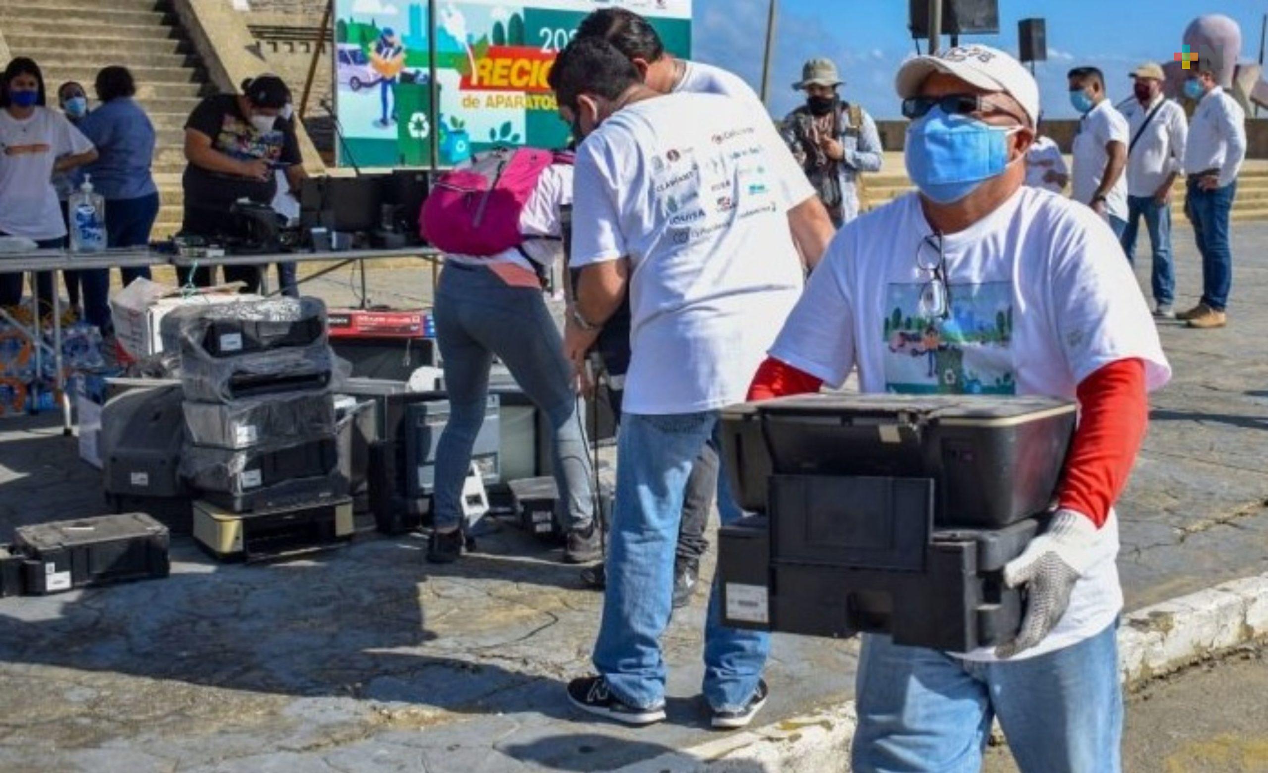 Realizarán reciclatrón para acopiar residuos electrónicos en Coatzacoalcos