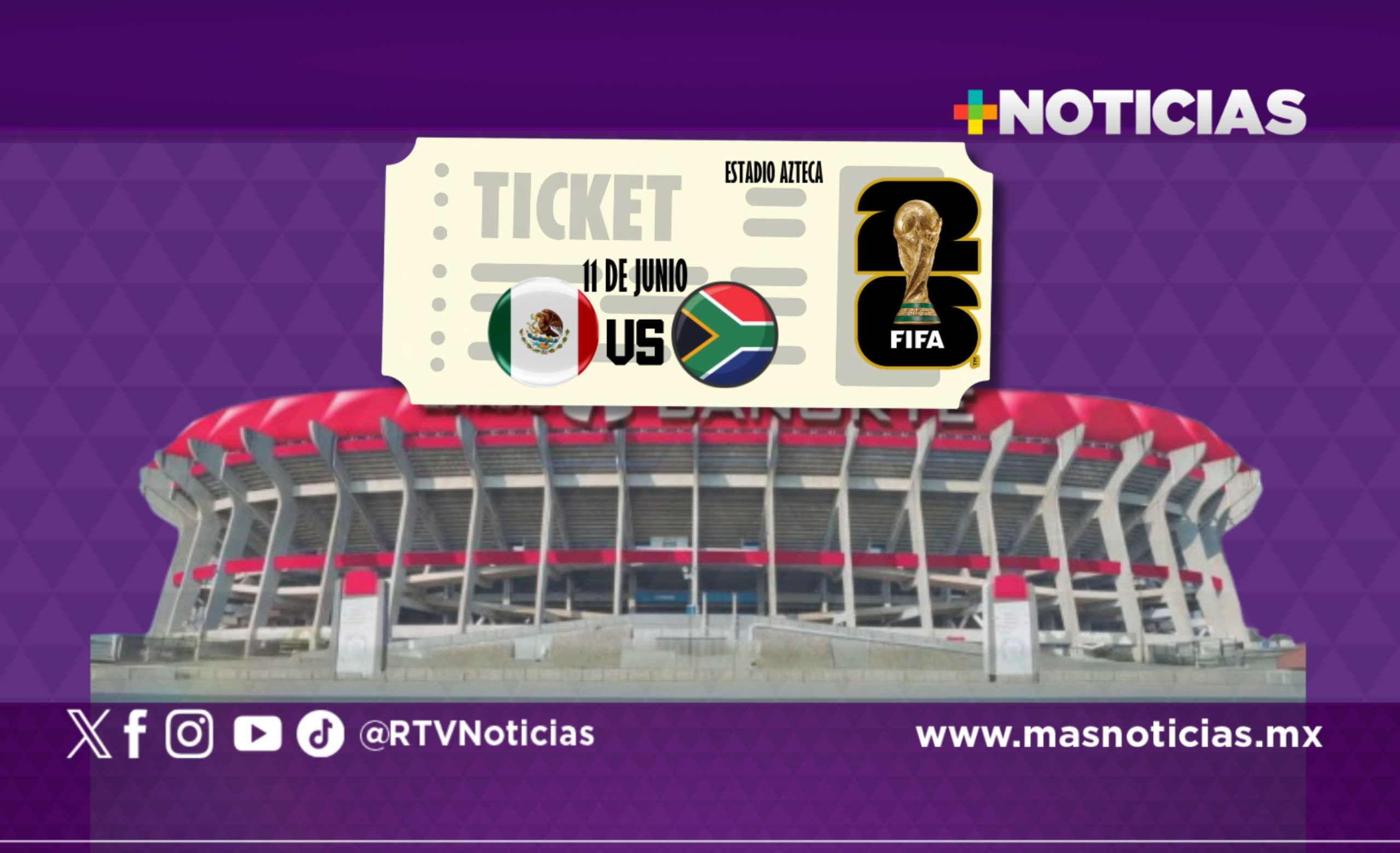 Rifará su boleto para la inauguración del Mundial