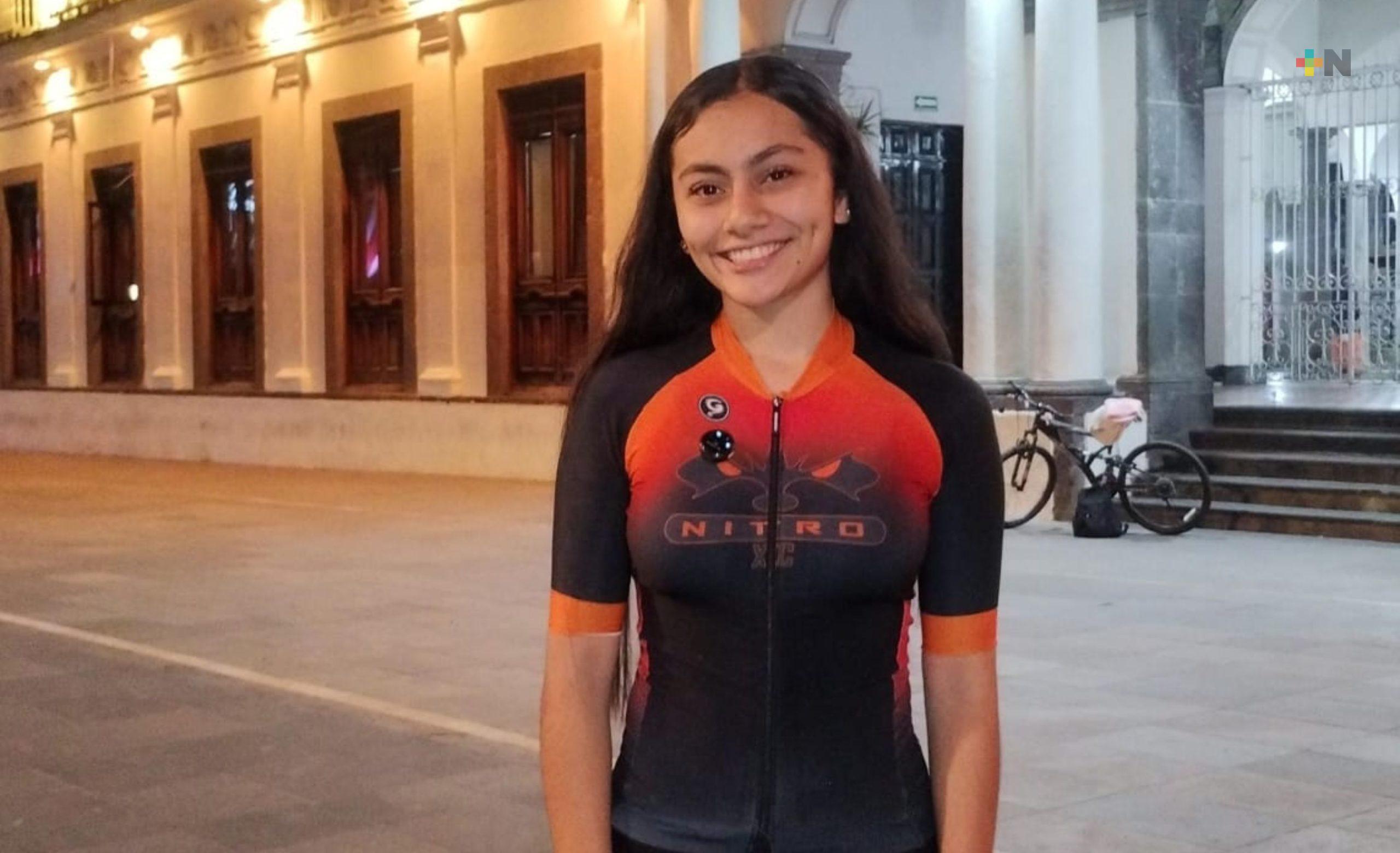 Romina Escalante busca mejor forma para el selectivo nacional de ciclismo de montaña en Zapopan