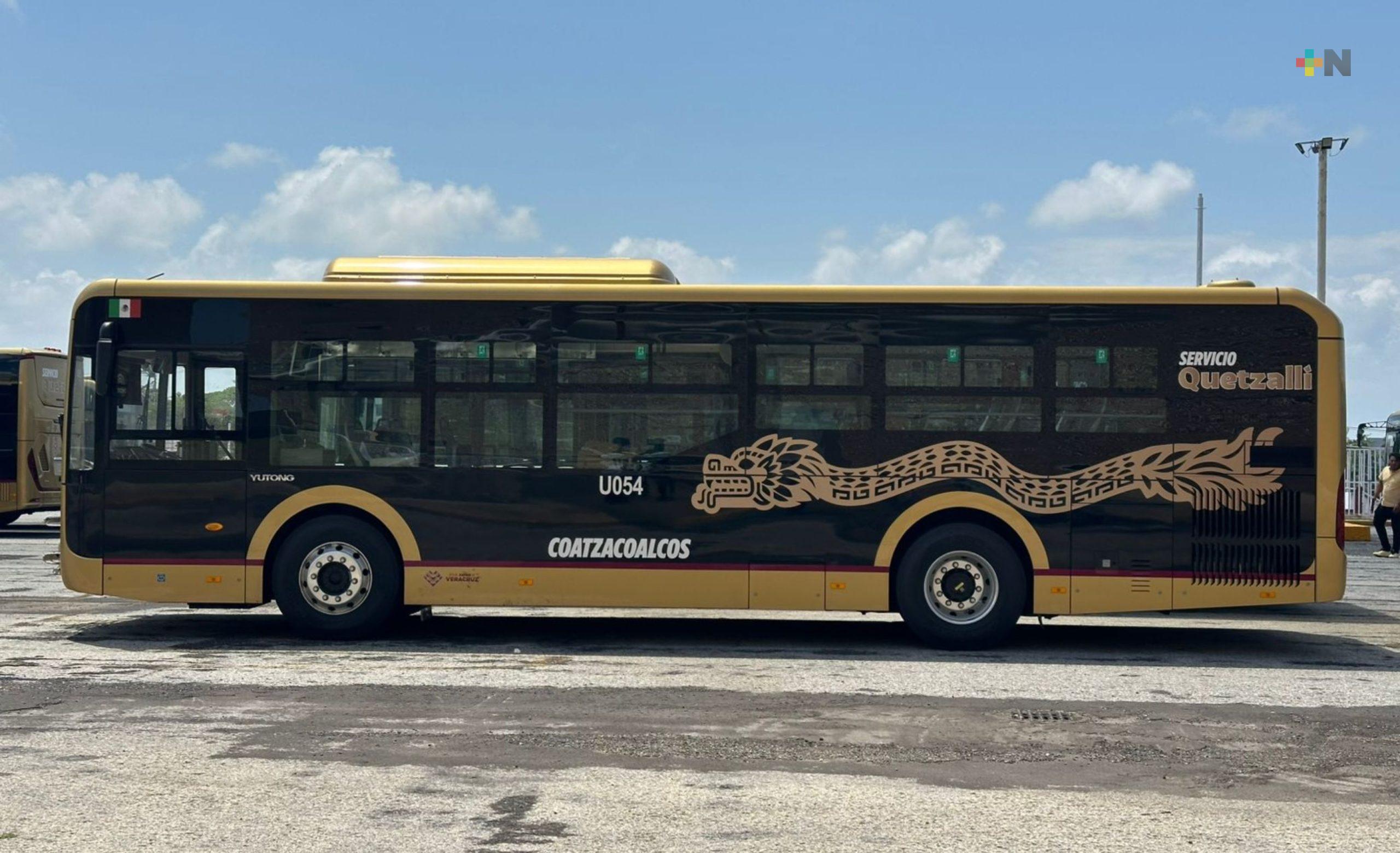 Reubican estacionamiento de unidades Quetzalli