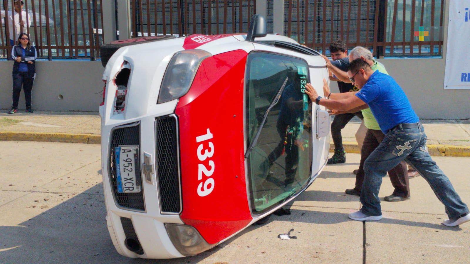 Accidente en Coatzacoalcos deja una persona lesionada
