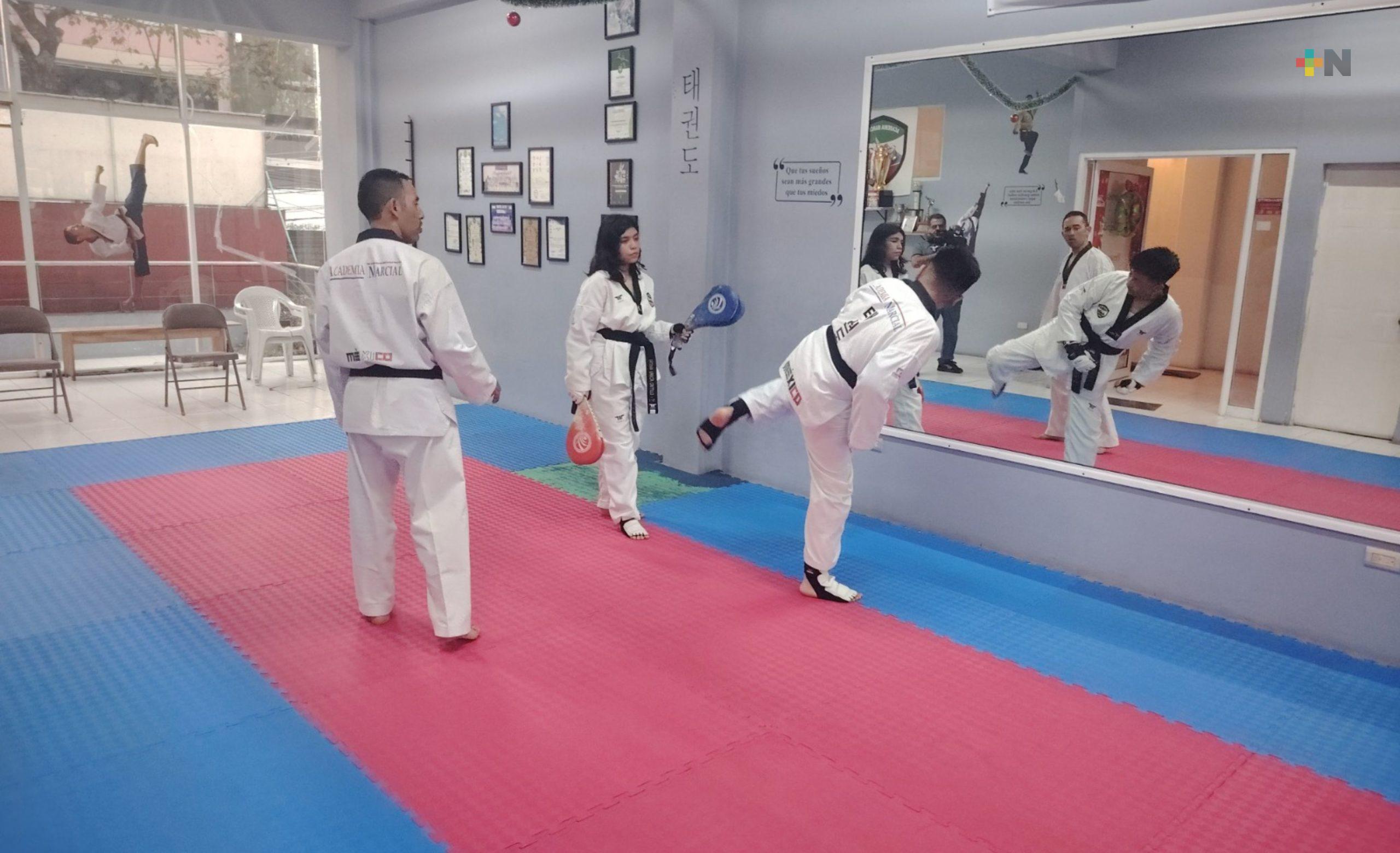 Aporta Academia Marcial elementos a selección veracruzana de taekwondo