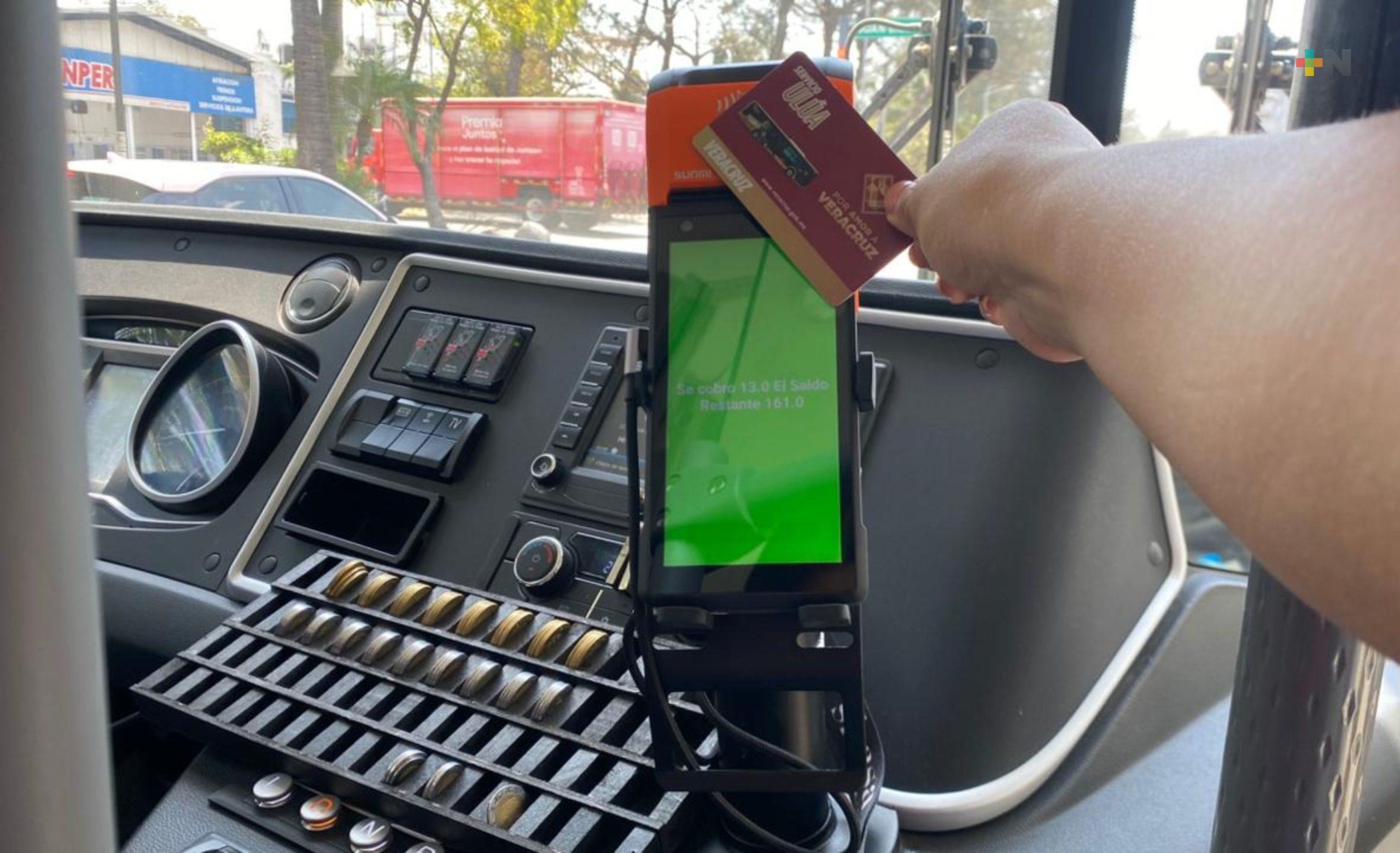 Transporte público de Veracruz–Boca del Río suma una nueva forma de pago