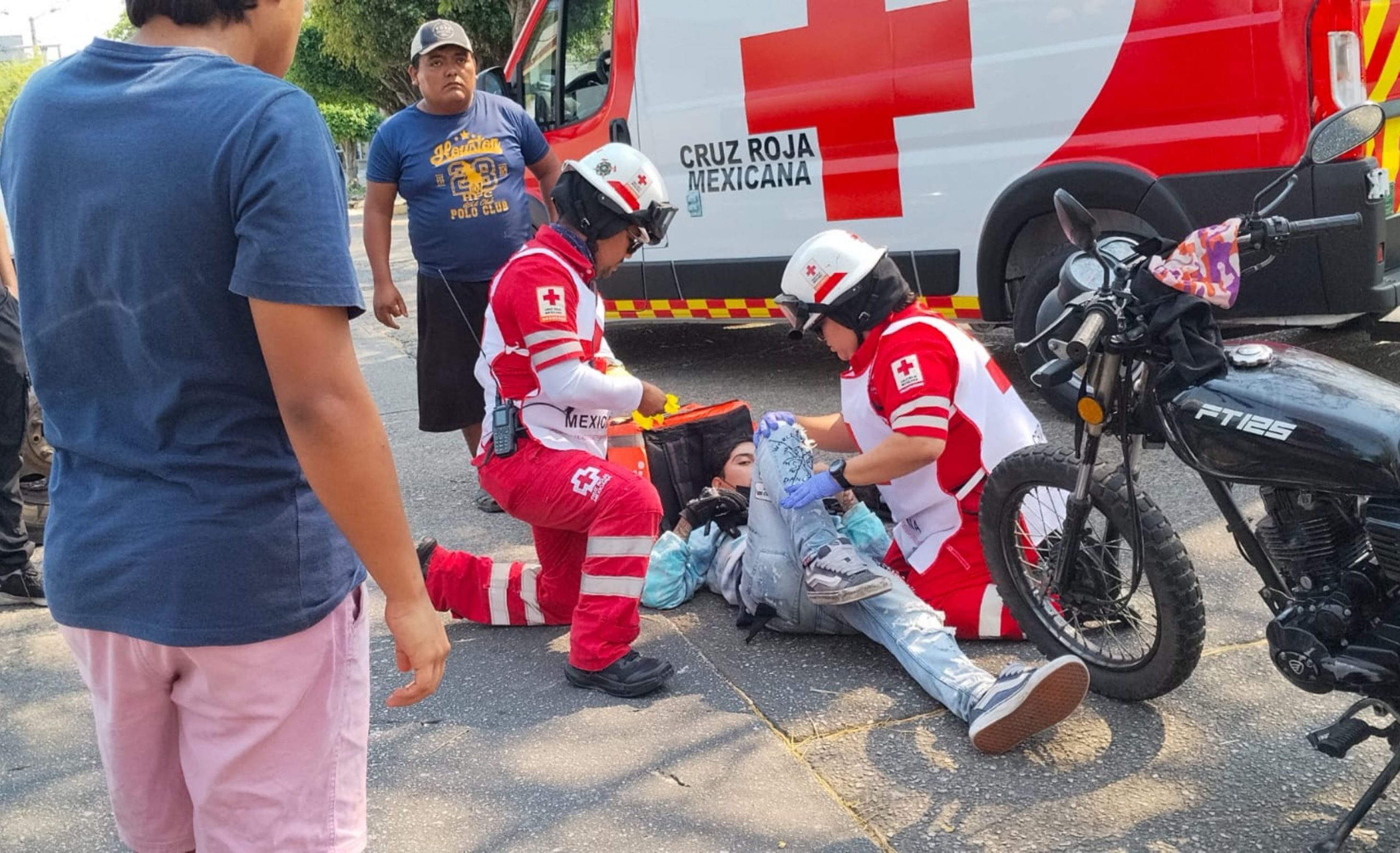 Sube índice de accidentes de motociclistas en Coatzacoalcos