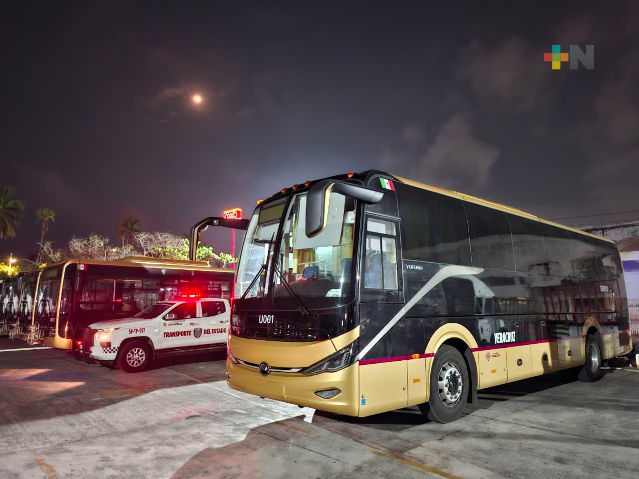 Inicia servicio de autobuses nocturno en zona conurbada Veracruz-Boca del Río