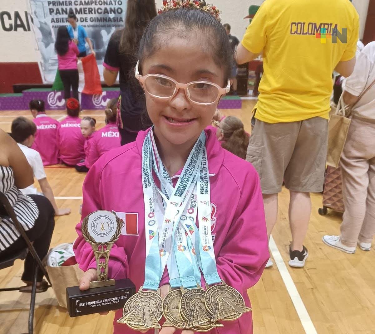 Gimnasta veracruzana se prepara para asistir a mundial en Bulgaria