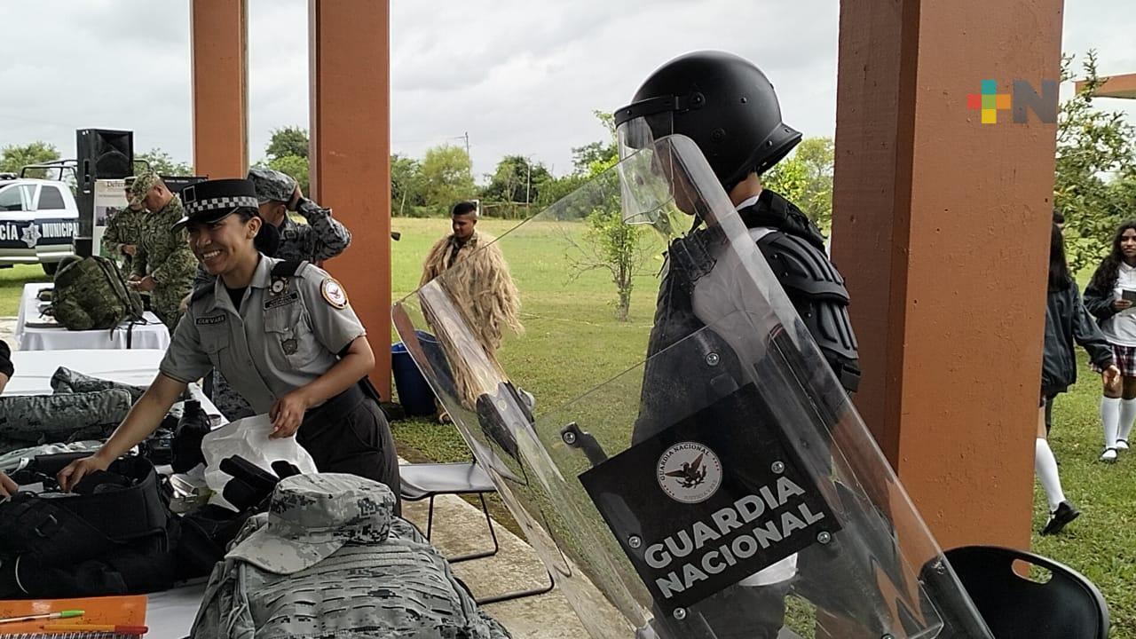 En Nautla instalan módulos de atención e información en materia de seguridad