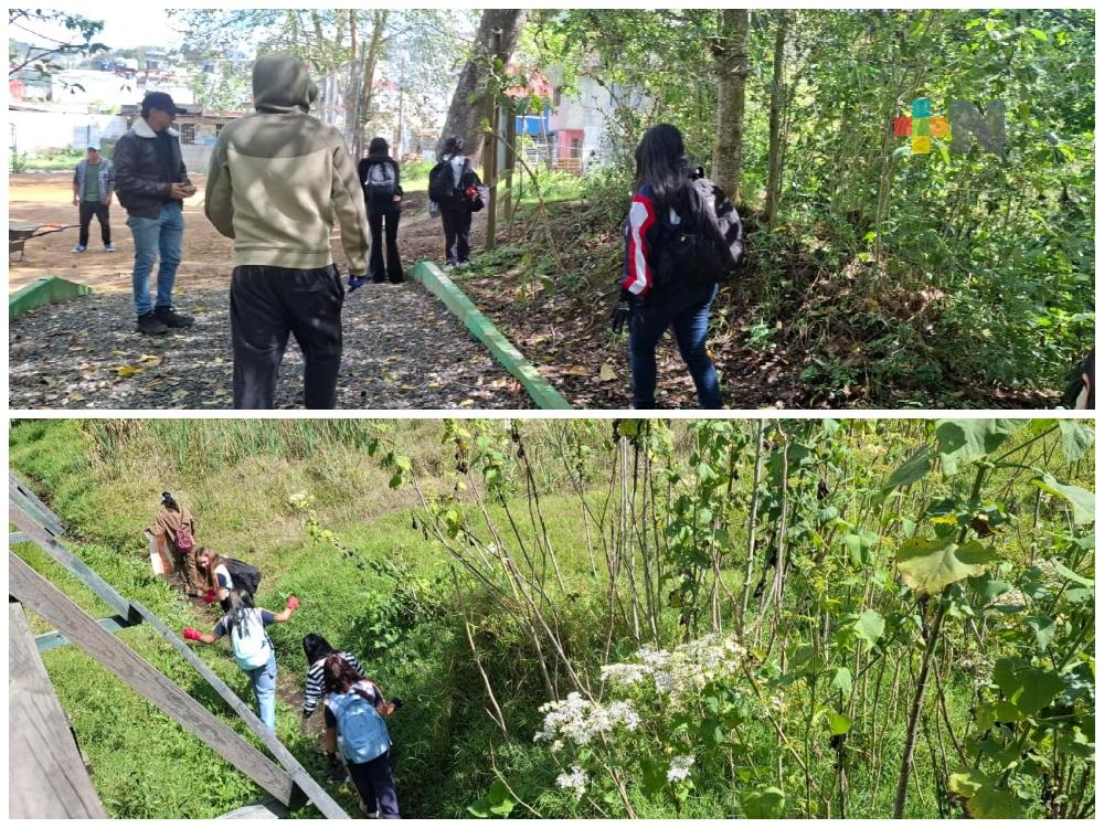 Limpian área natural protegida Molino de San Roque, en Xalapa
