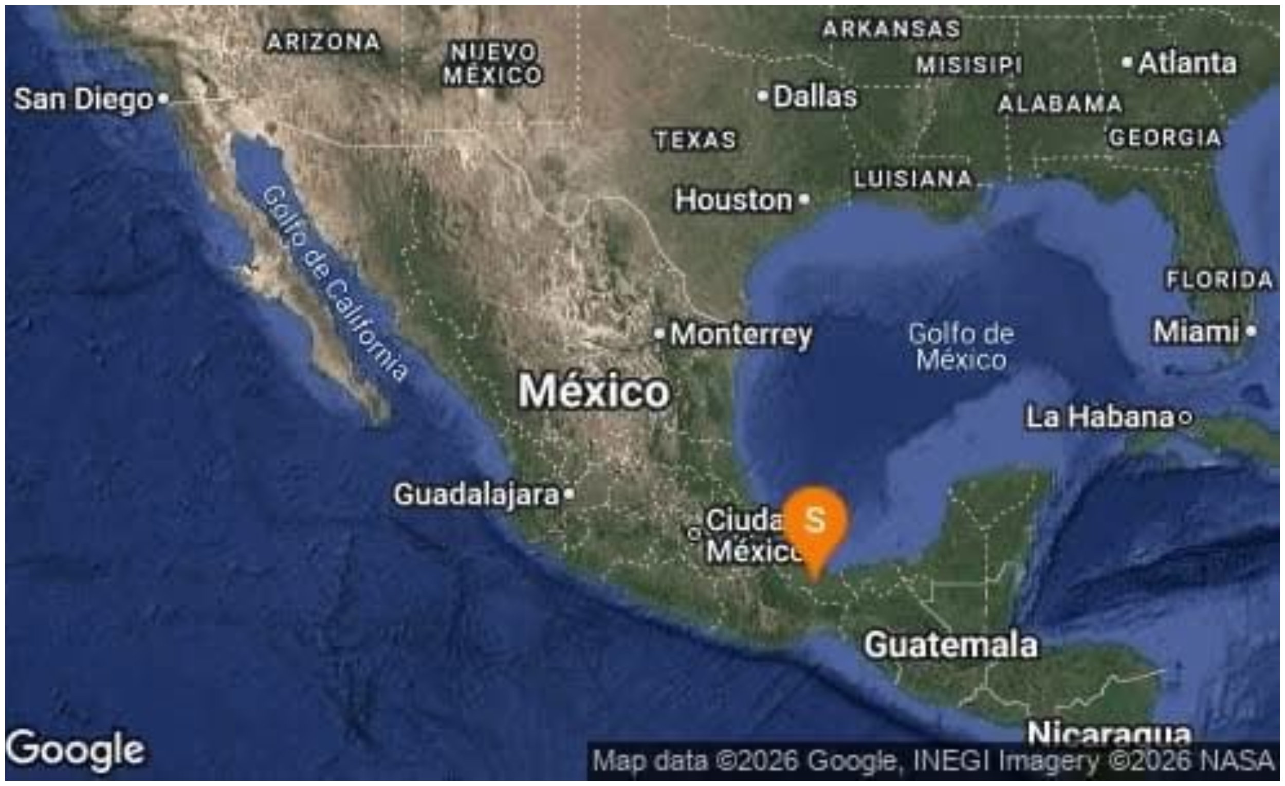 Sismo de magnitud 4.6 se percibe en el sur de Veracruz