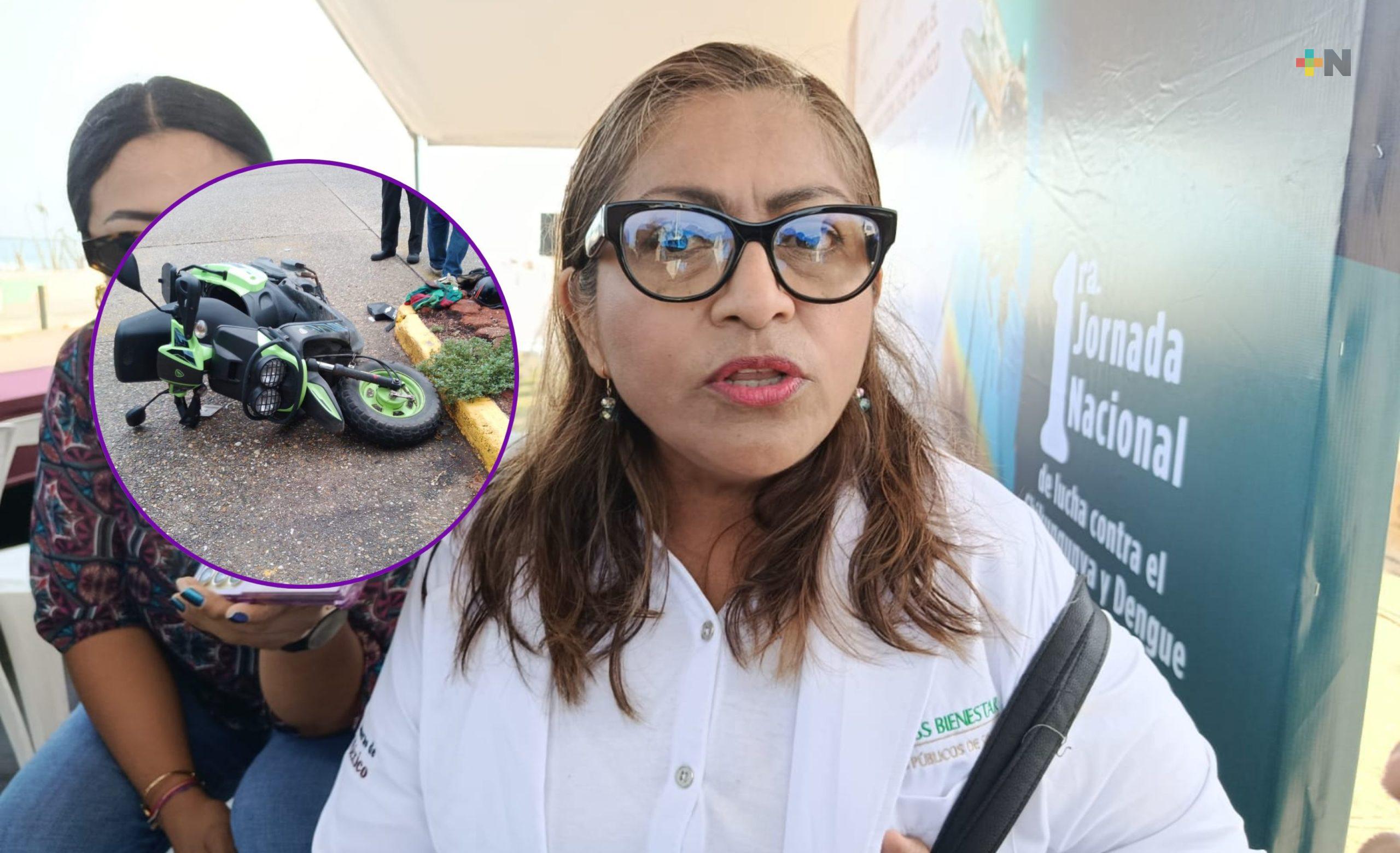 Advierten sobre aumento de percances en motocicleta