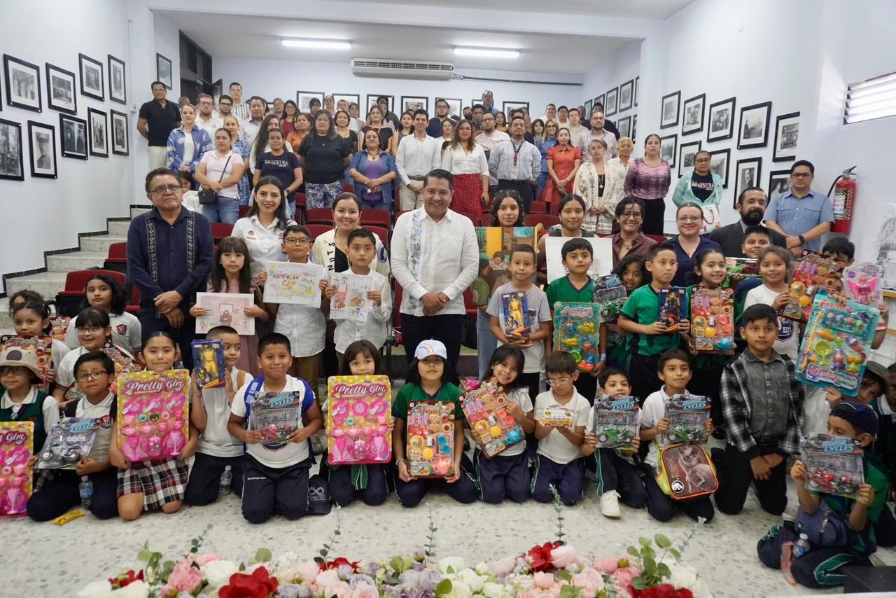 Con Segundo Concurso de Dibujo, reconoce STPSP creatividad y visión de la niñez