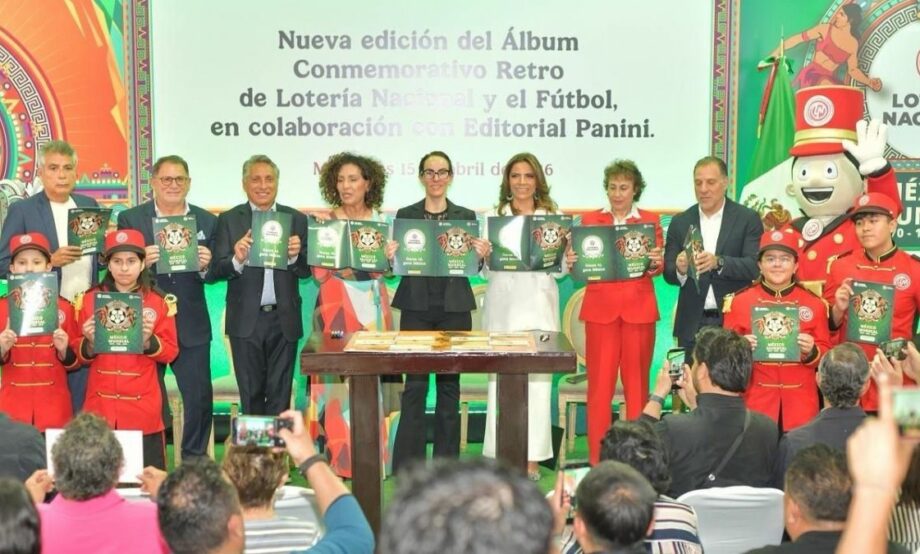 Lotería lanza álbum retro del Mundial