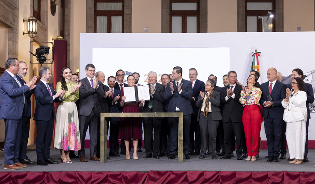 Plan México: Presidenta firma Acuerdo histórico para el Fomento de la Industria Siderúrgica Mexicana