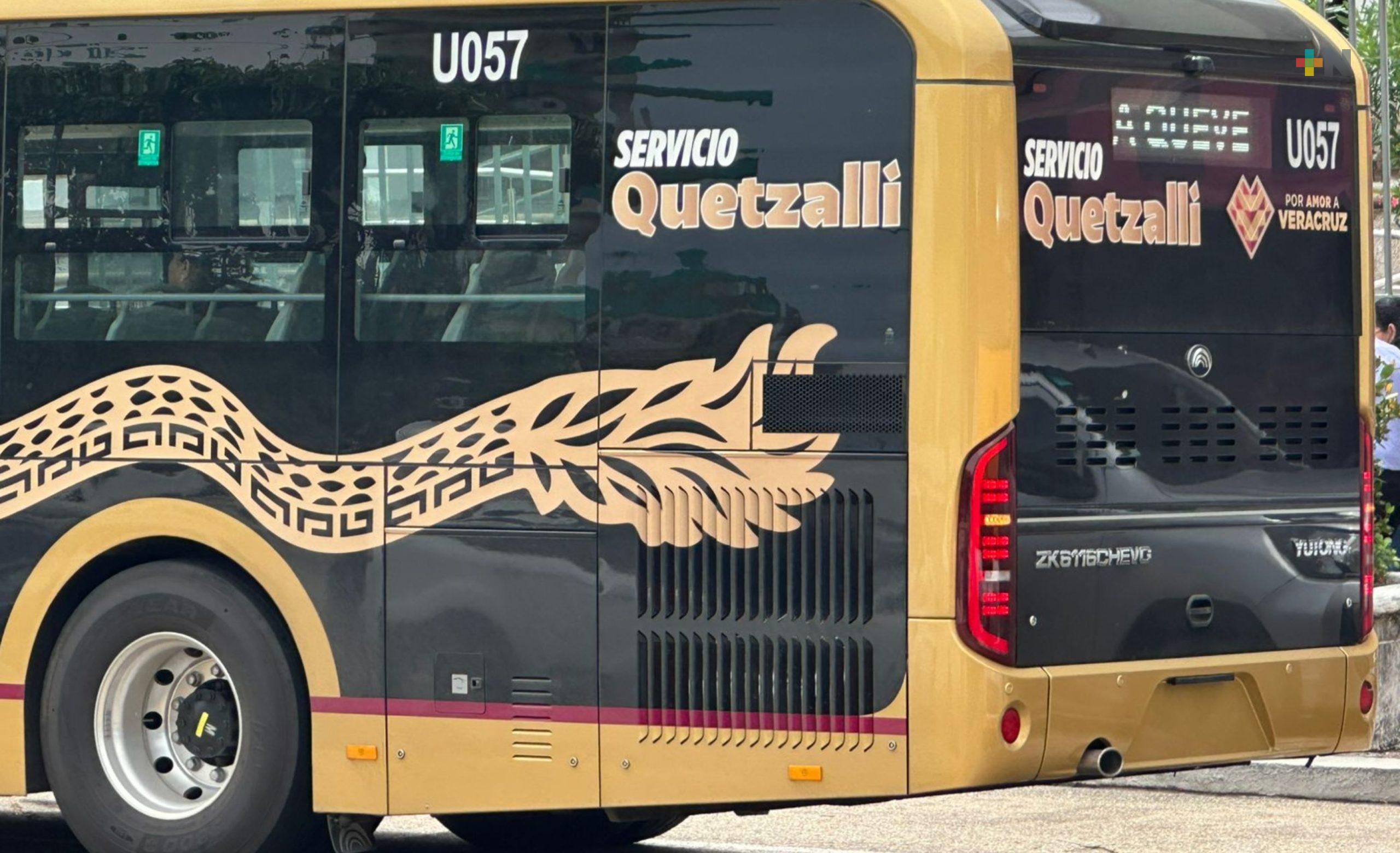 Autobuses Quetzalli, una novedad en Coatzacoalcos