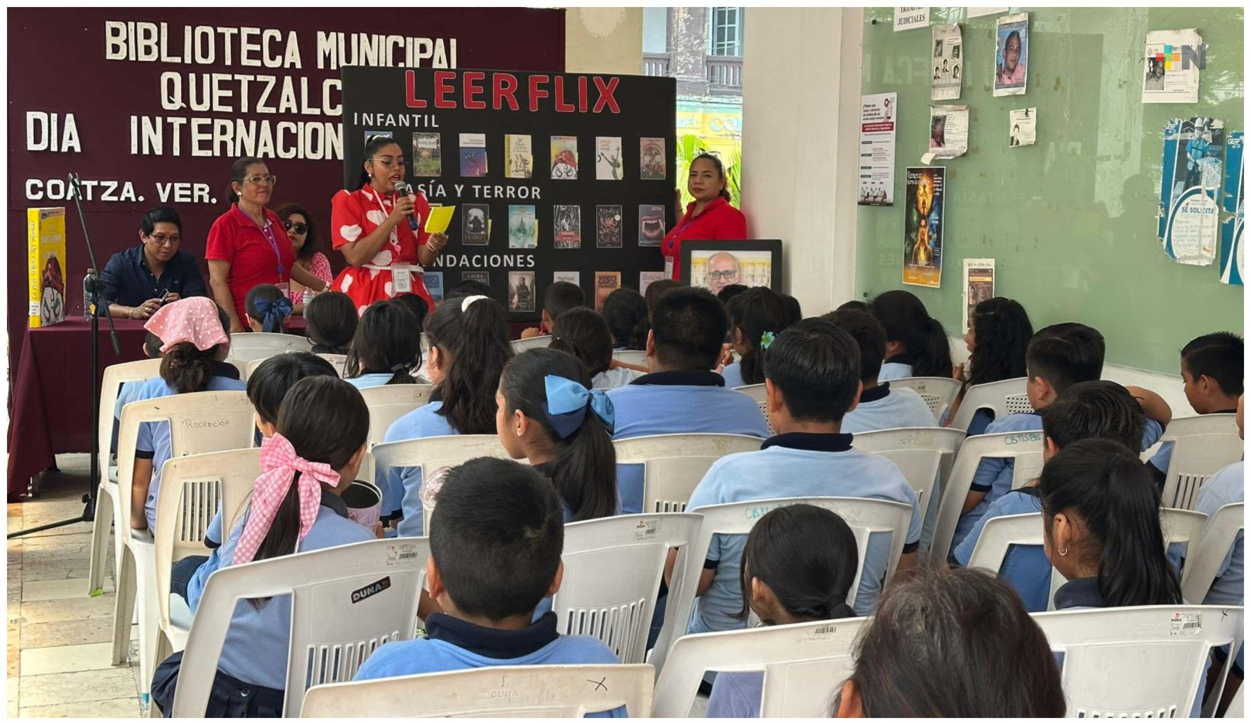 En Coatzacoalcos refuerzan estrategias para fomentar el hábito de la lectura