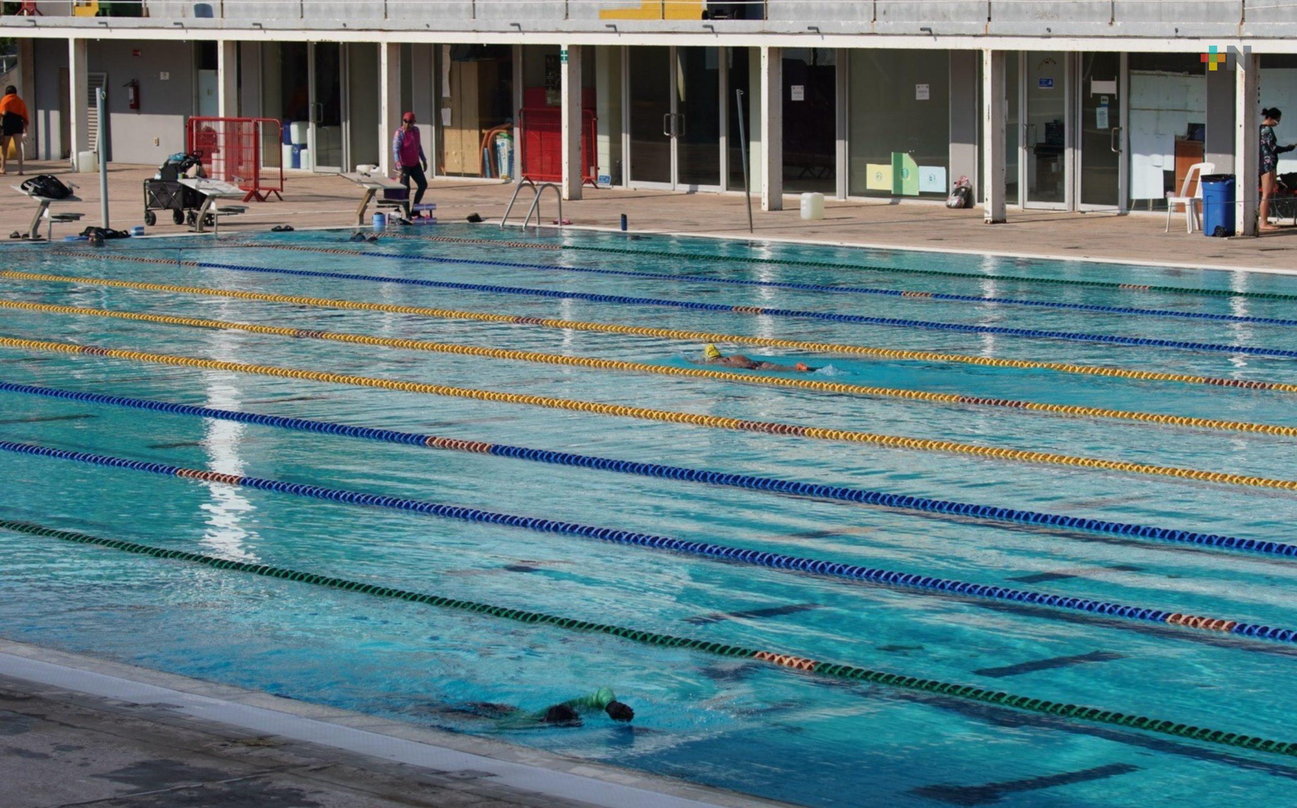 Buscará natación veracruzana medallas en Olimpiada Nacional 2026