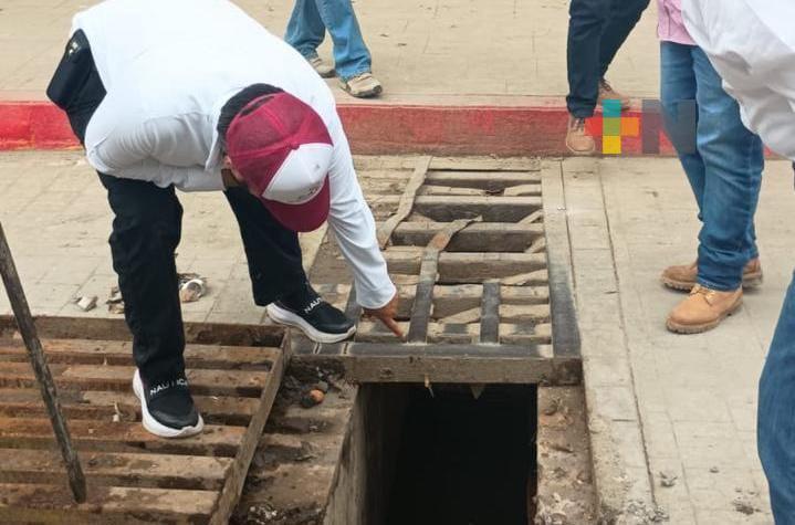 Atiende CAEV afectaciones por lluvias en infraestructura pluvial y sanitaria en Álamo