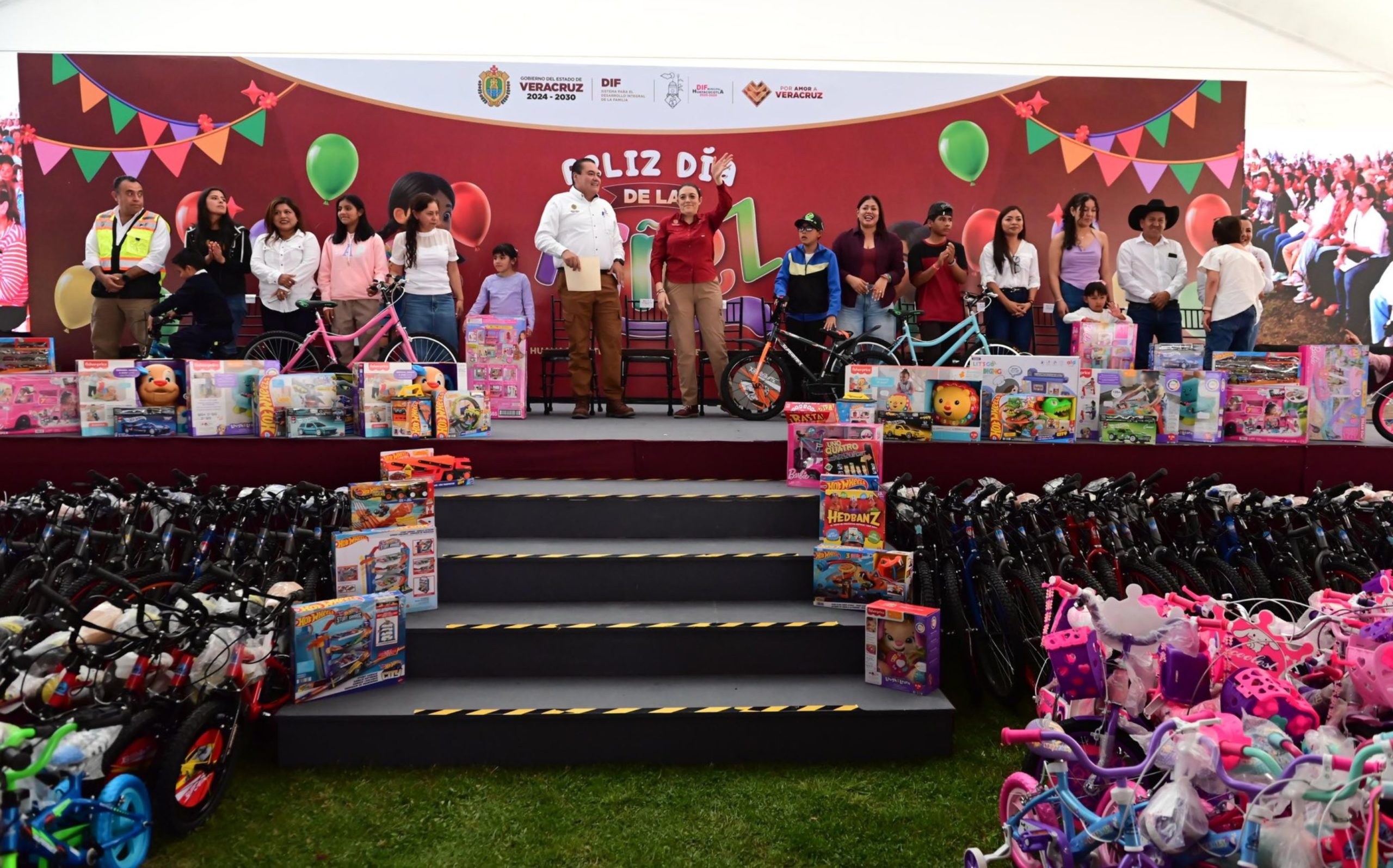 Gobierno del Estado garantiza celebración del Día del Niño en la Huasteca