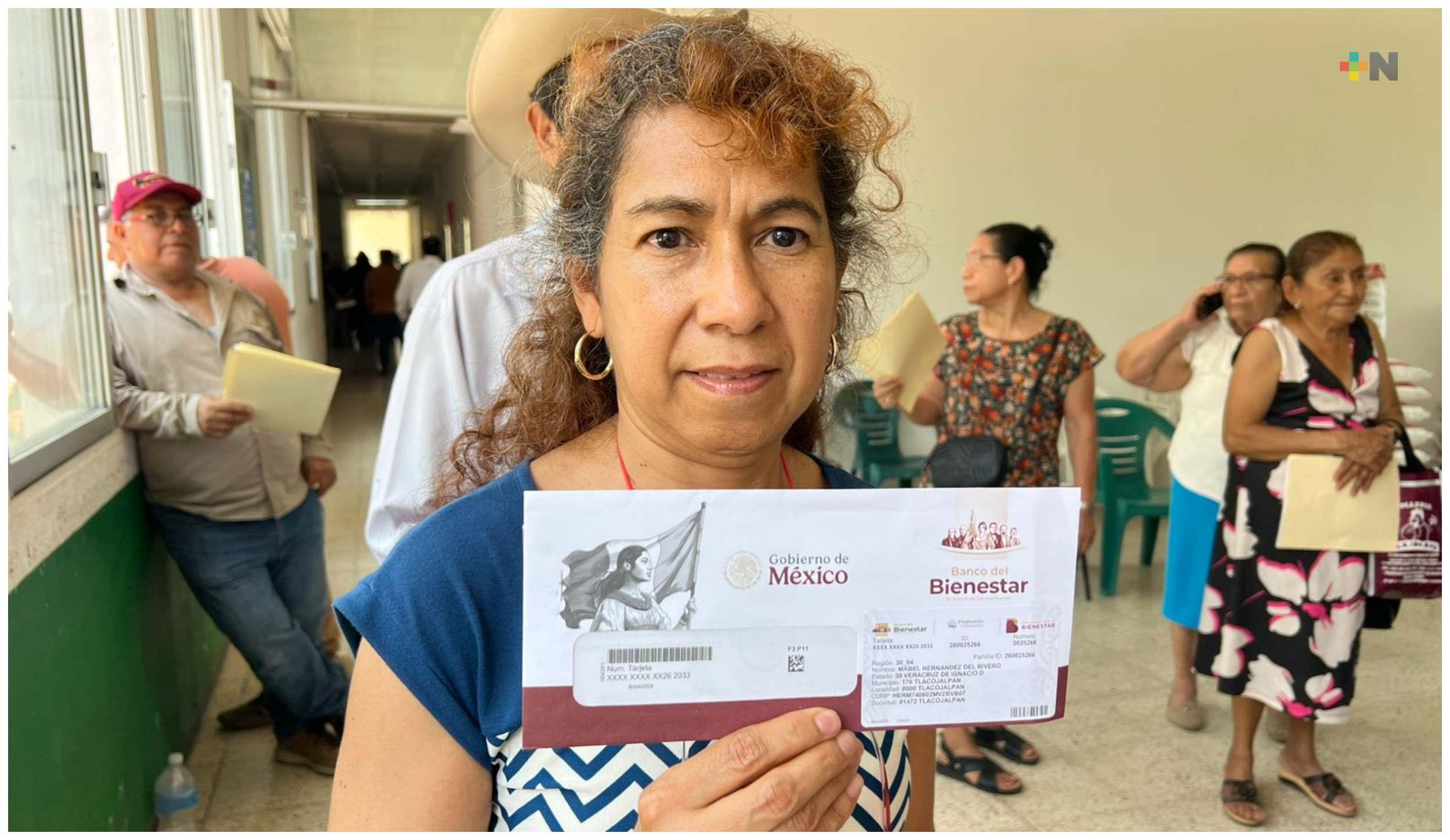 Entregan tarjetas del Programa Producción para el Bienestar en Ciudad Alemán