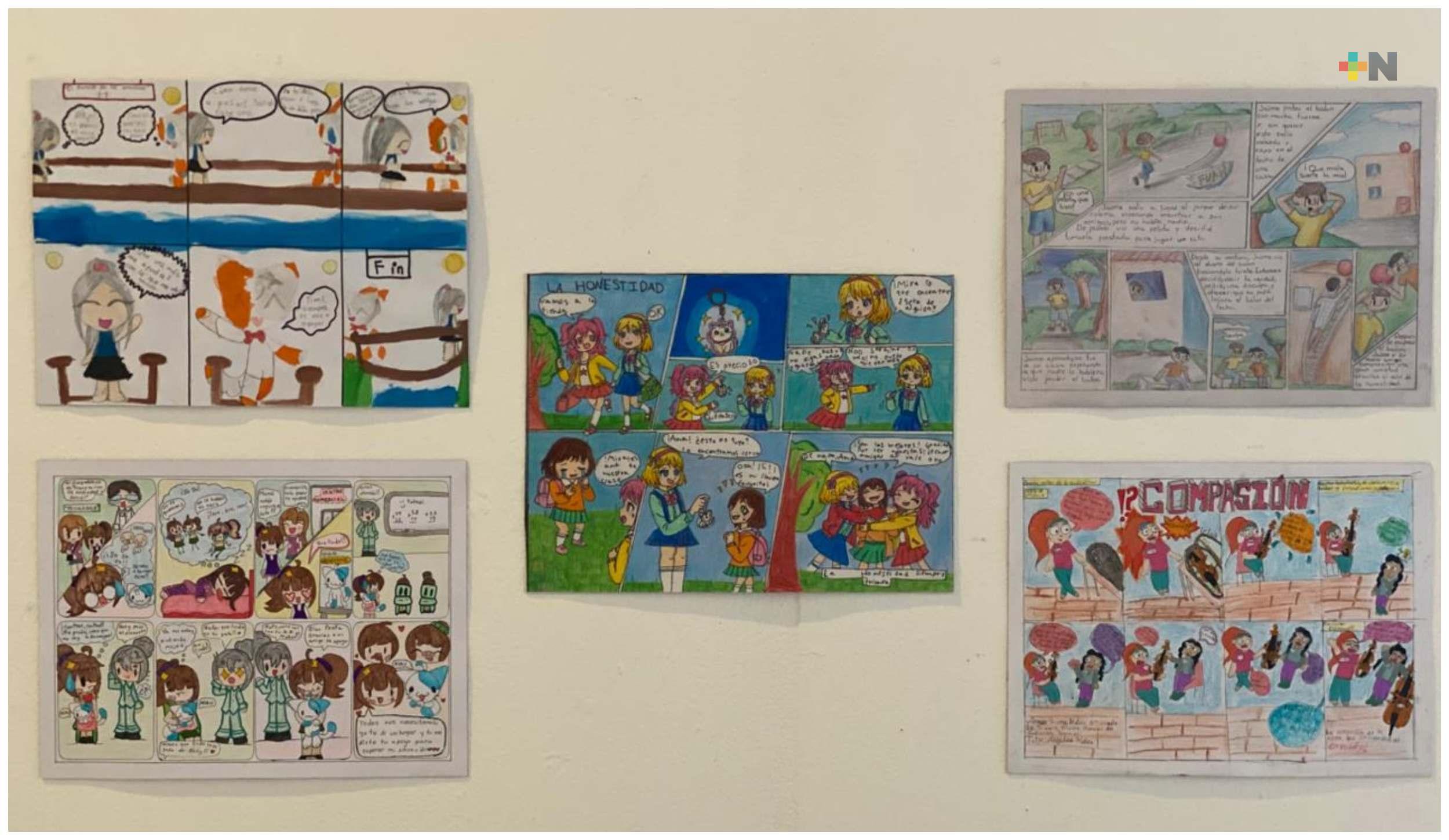 Más de 40 infantes exponen sus obras en el Exconvento Betlehemita