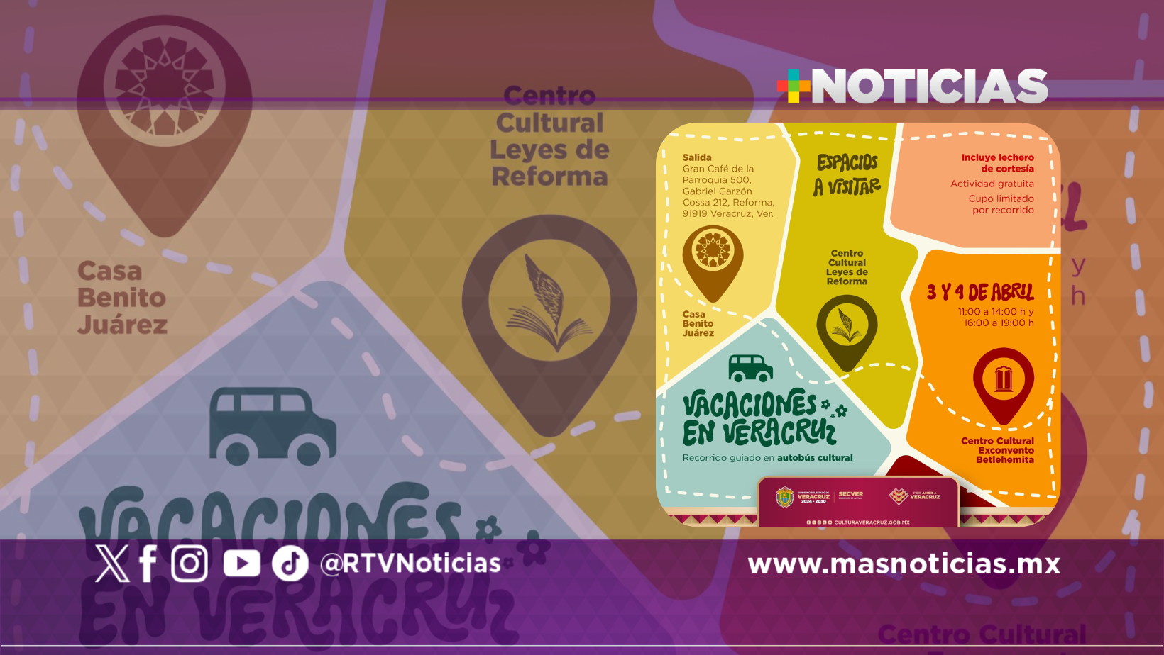 Explora los recintos históricos del puerto de Veracruz con el Cultura Bus