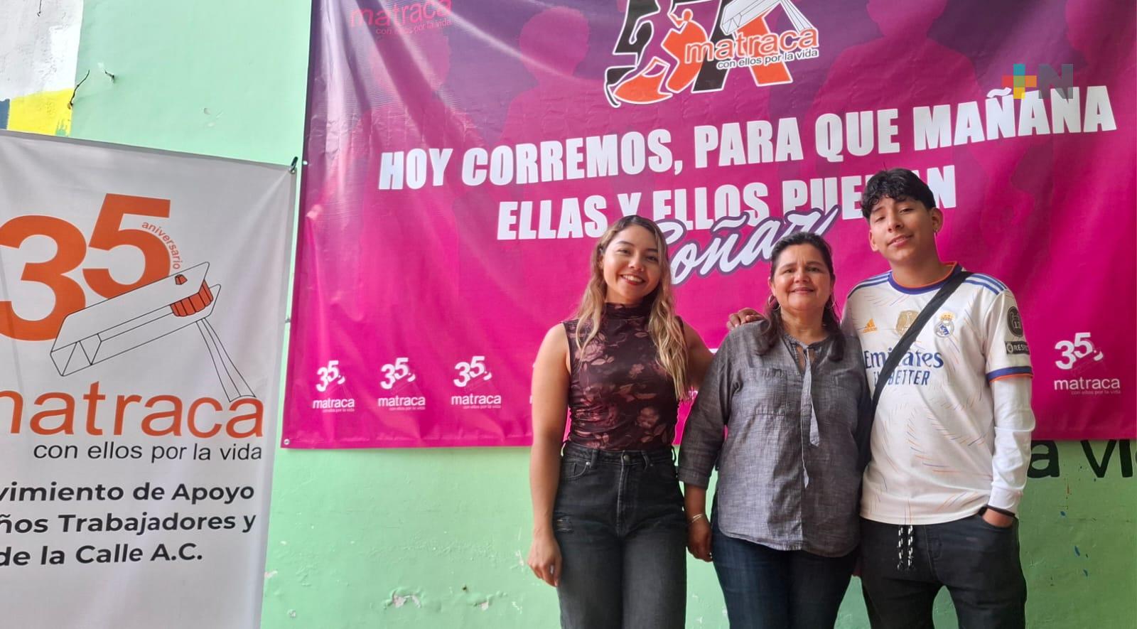 Matraca cumple 35 años apoyando a niños y niñas trabajadores en situación de calle
