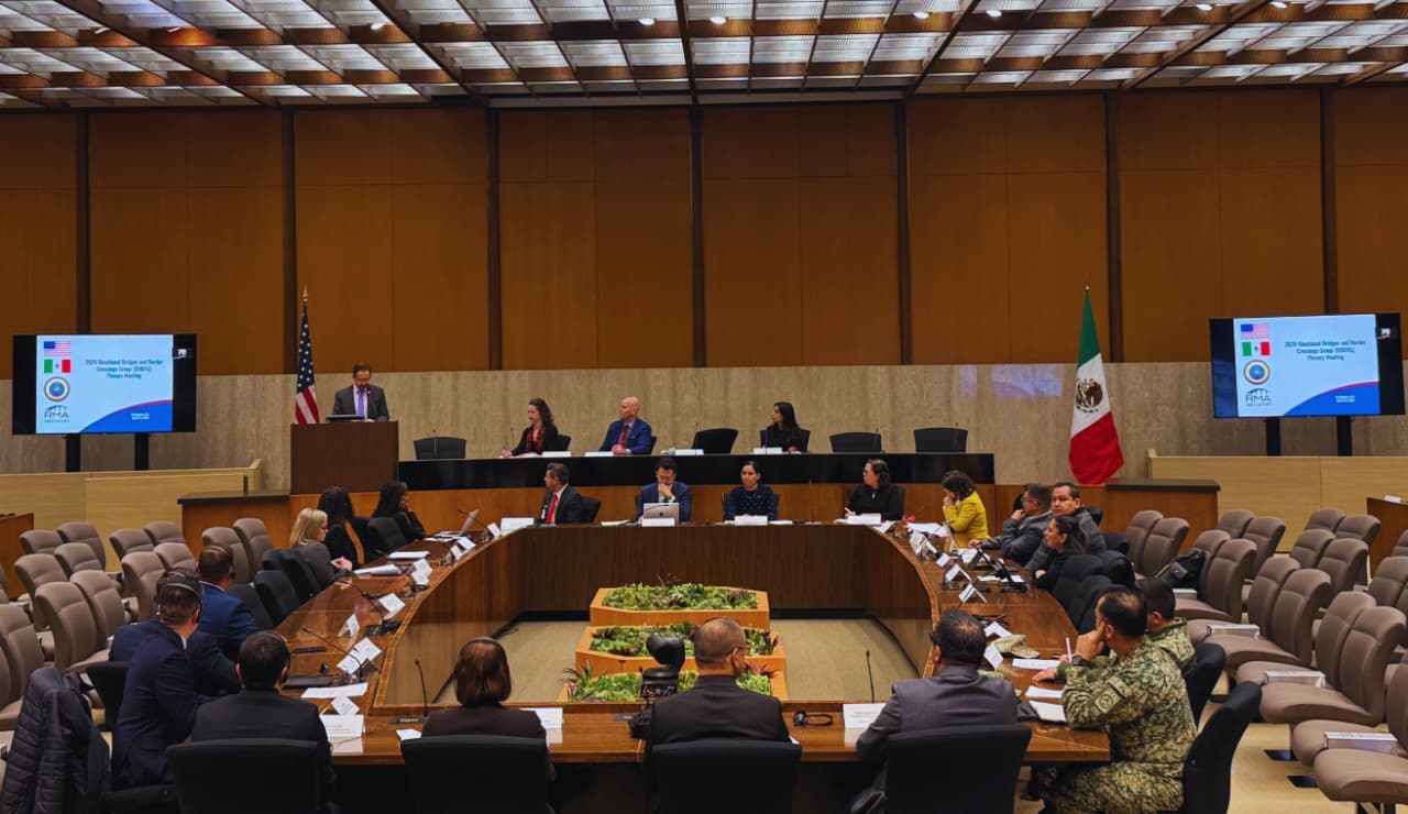 México y EUA fortalecen modernización y reforzamiento de seguridad fronteriza