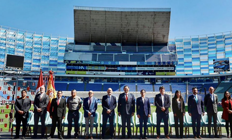 Puebla entra en ambiente mundialista con amistoso entre Perú y España