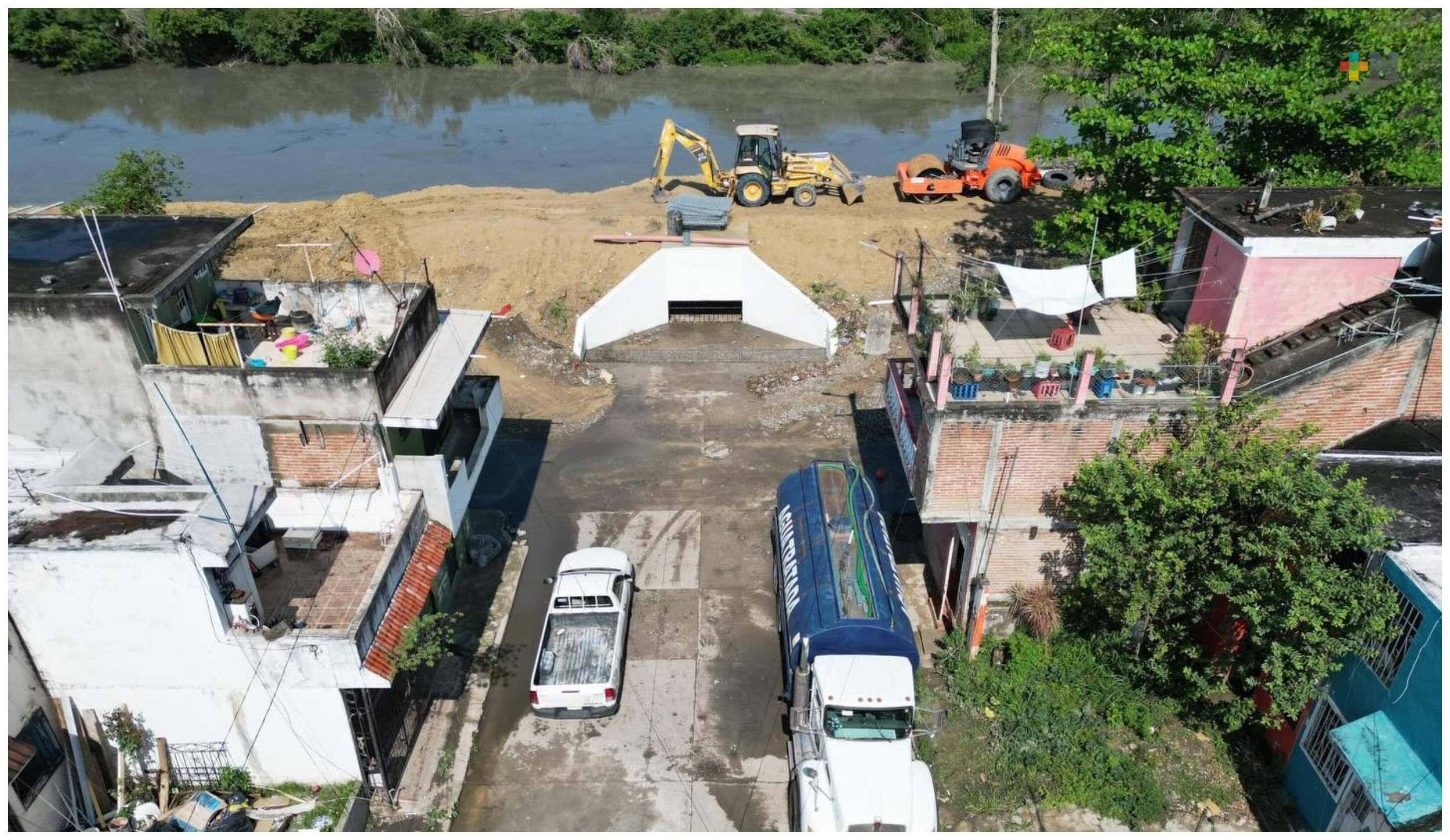 Gobernadora confirma que en Poza Rica continúan con obras de rehabilitación tras inundaciones