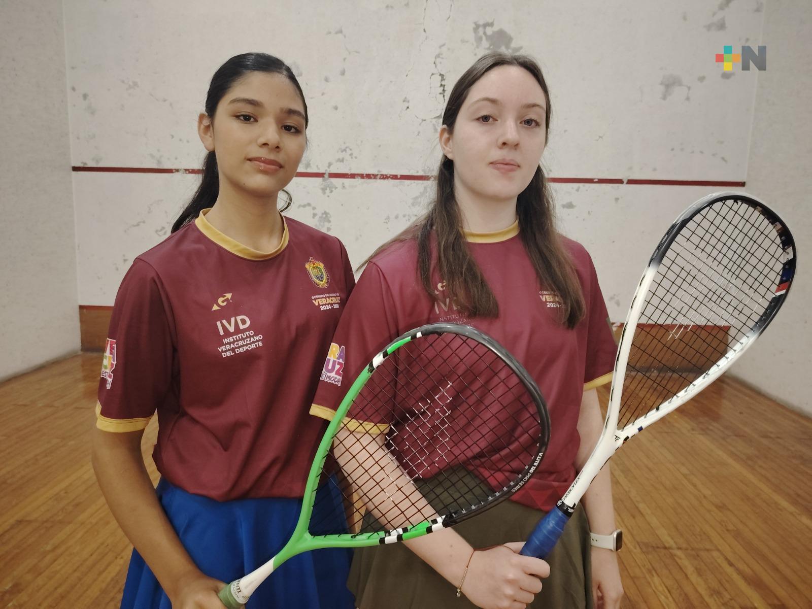 Squashistas xalapeñas a la búsqueda de medallas en Olimpiada Nacional