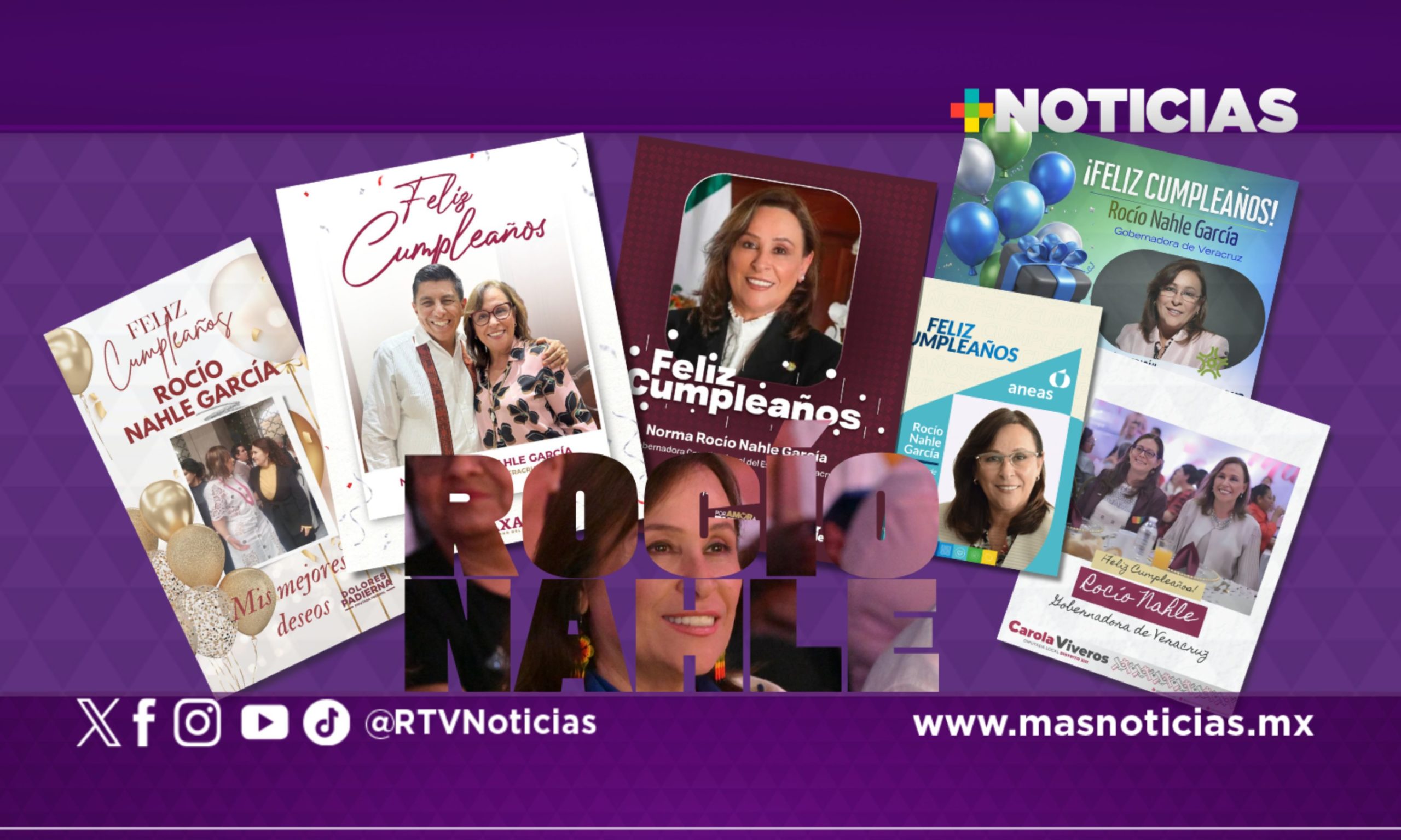 Cumpleaños de Rocío Nahle García reúne mensajes de respaldo y reconocimiento