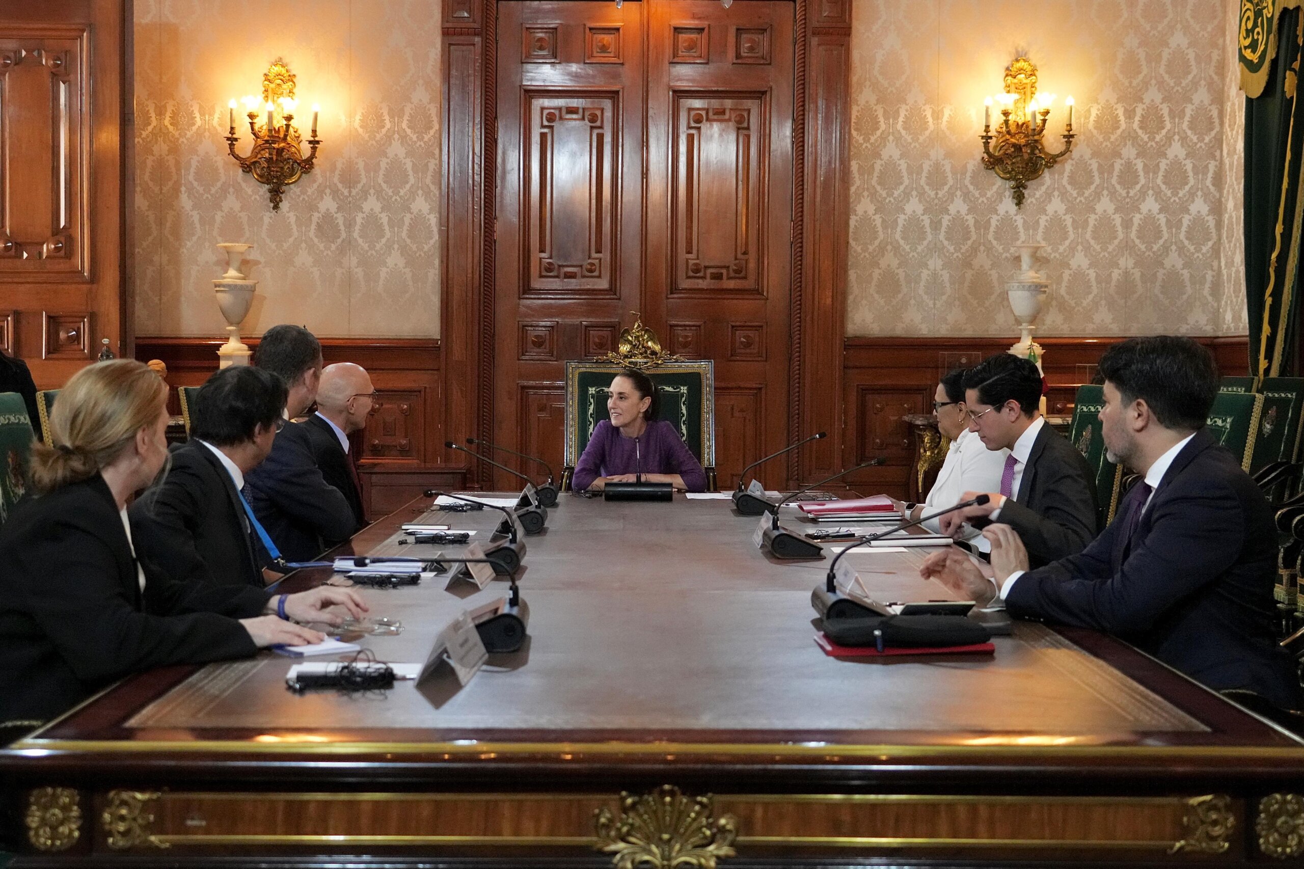 Presidenta Sheinbaum recibe al Alto Comisionado de las Naciones Unidas para los Derechos Humanos