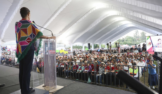 Las y los mexicanos sabemos que México es un país libre, independiente y soberano; la patria se defiende: Presidenta