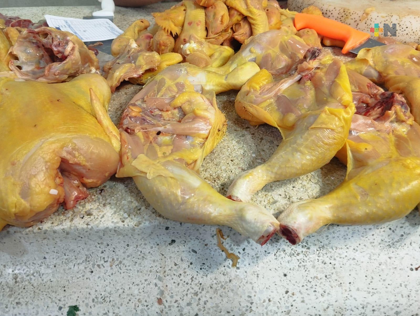 Se estabiliza precio del pollo en municipio de Veracruz