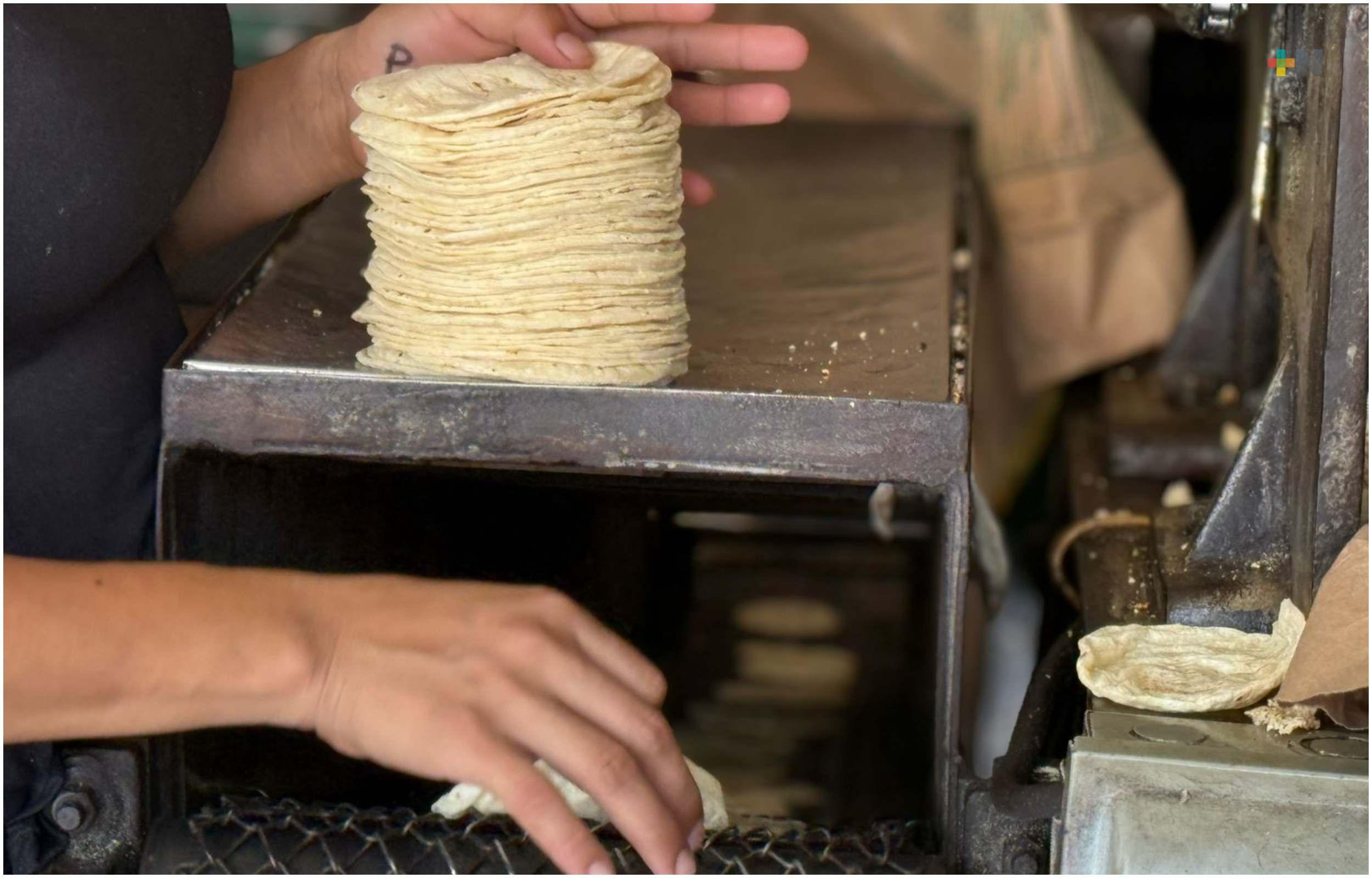 Sube precio de la tortilla en colonias de Coatzacoalcos