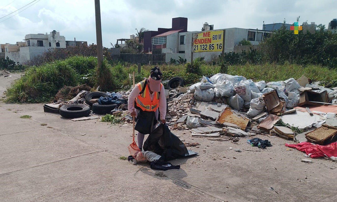 Basureros clandestinos son un problema recurrente en colonias de Coatzacoalcos